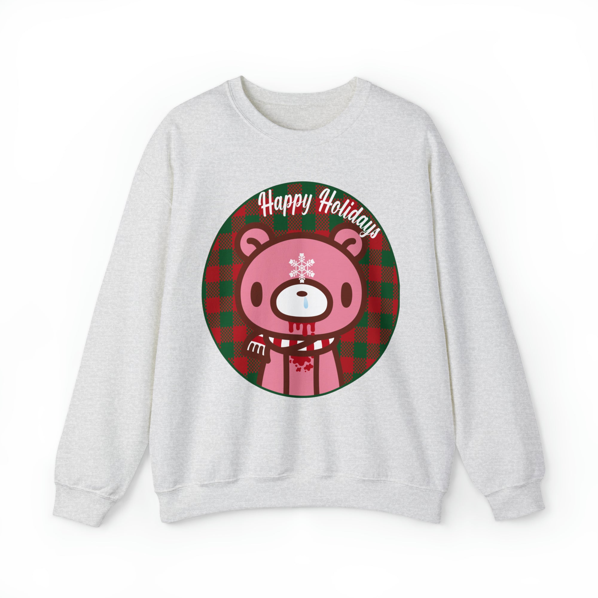 Happy Holidays Gloomy Bear - Unisex Heavy Blend™ Crewneck Sweatshirt