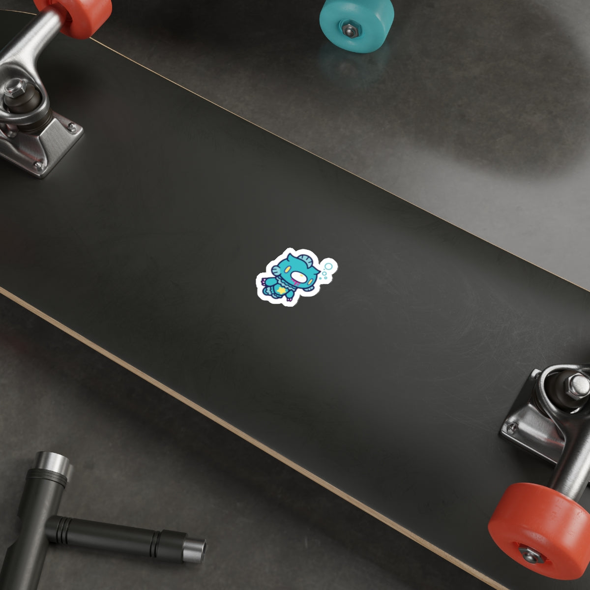 Gloomy Zodiac Pisces Die-Cut Stickers