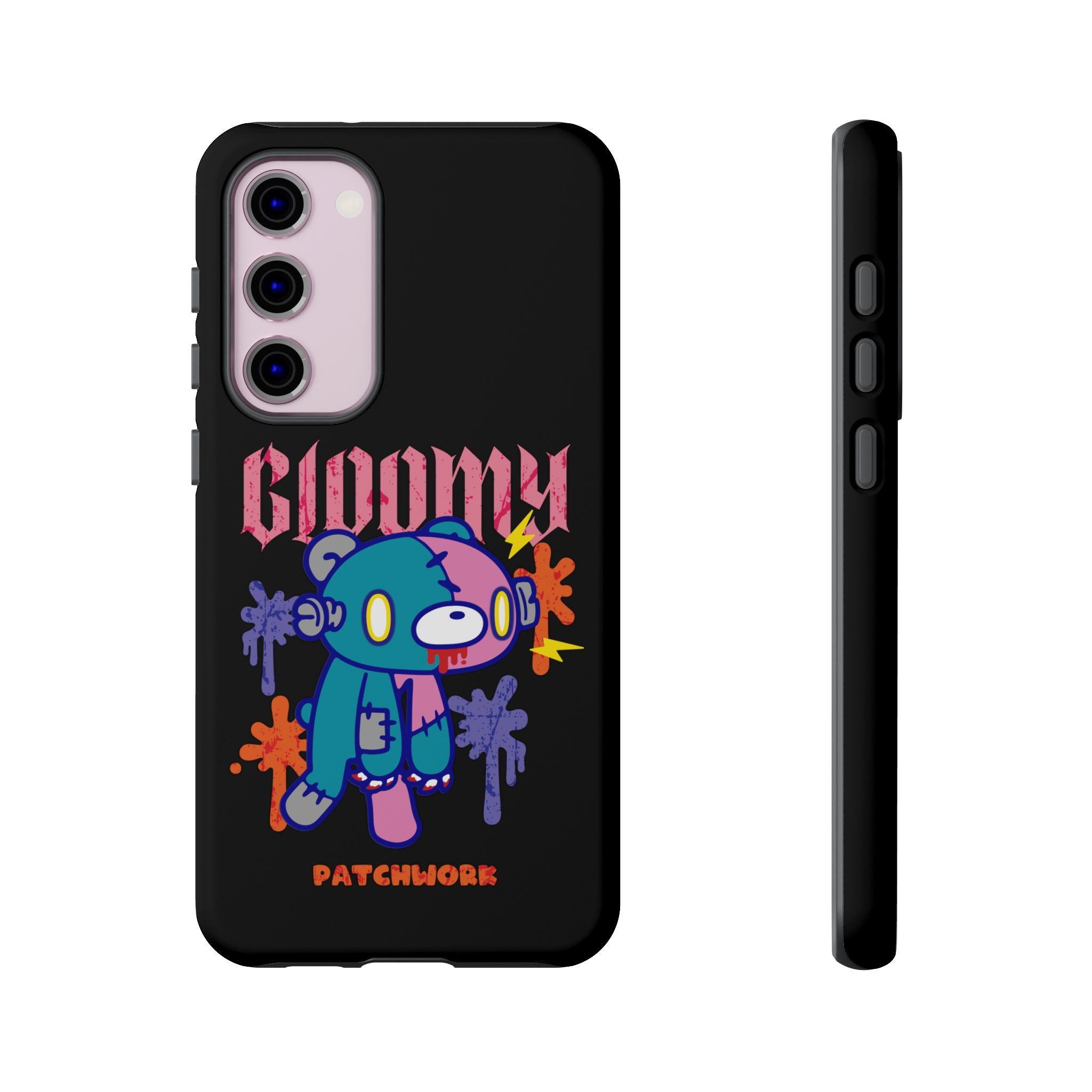 gloomy bear Halloween patchwork Phone Case