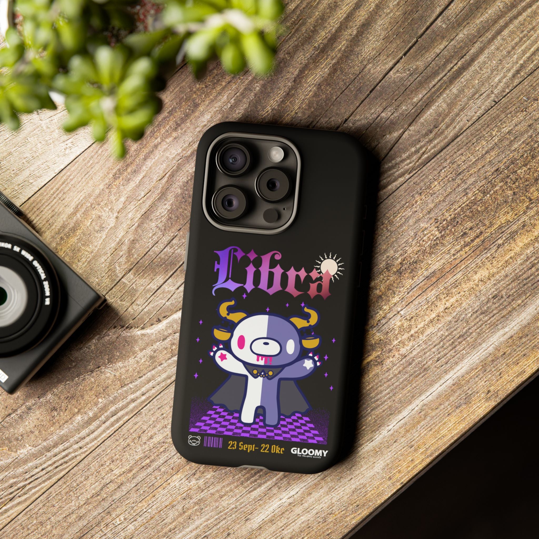 gloomy bear libra zodiac Phone Case