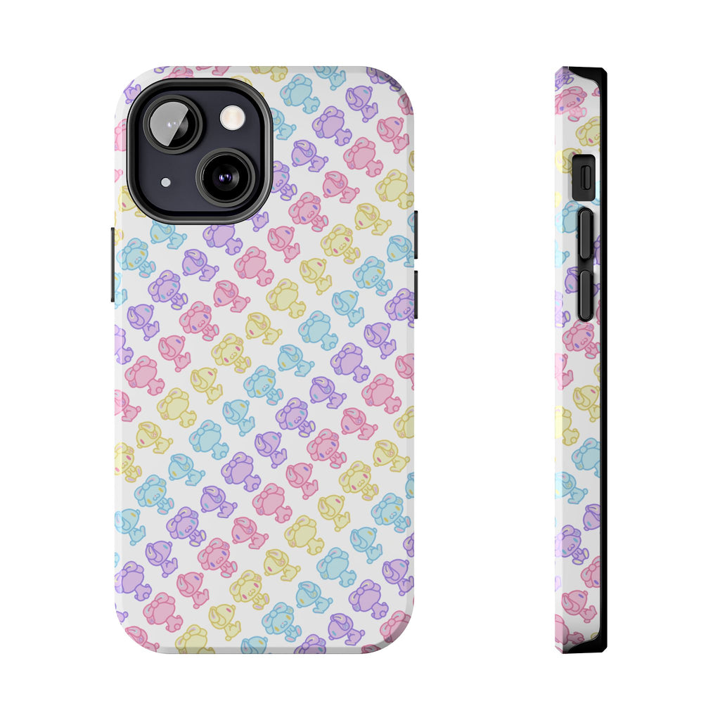 Rotating Pastel All Purpose Bunny - iPhone Case