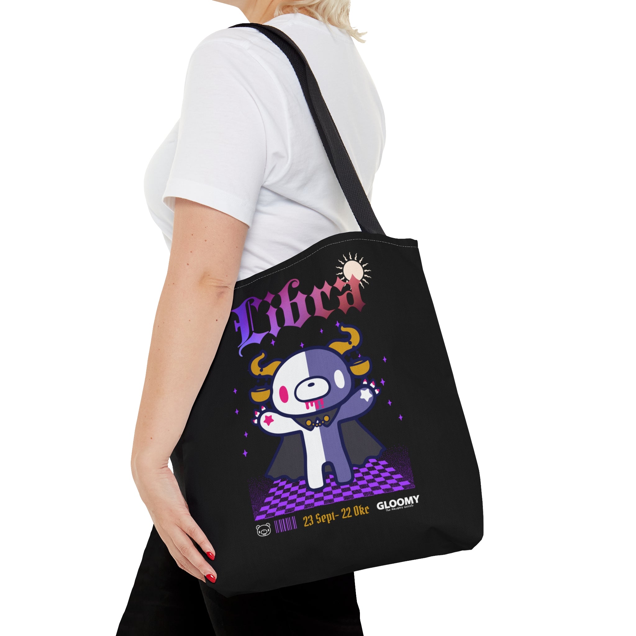Gloomy Zodiac Libra Tote Bag