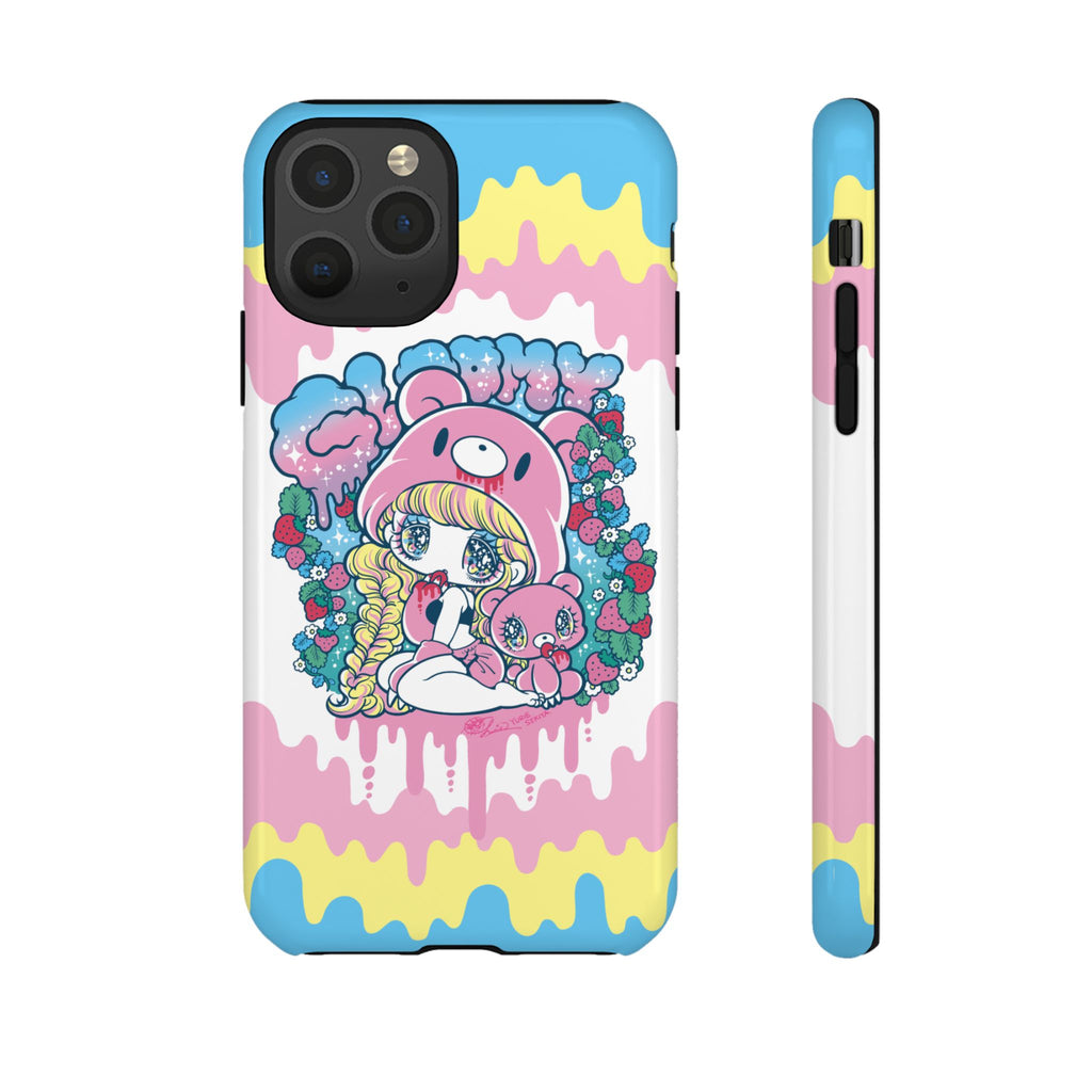 YURIE SEKIYA x GLOOMY BEAR ⭐️ GLOOMY-GIRL STRAWBERRY PHONE CASE