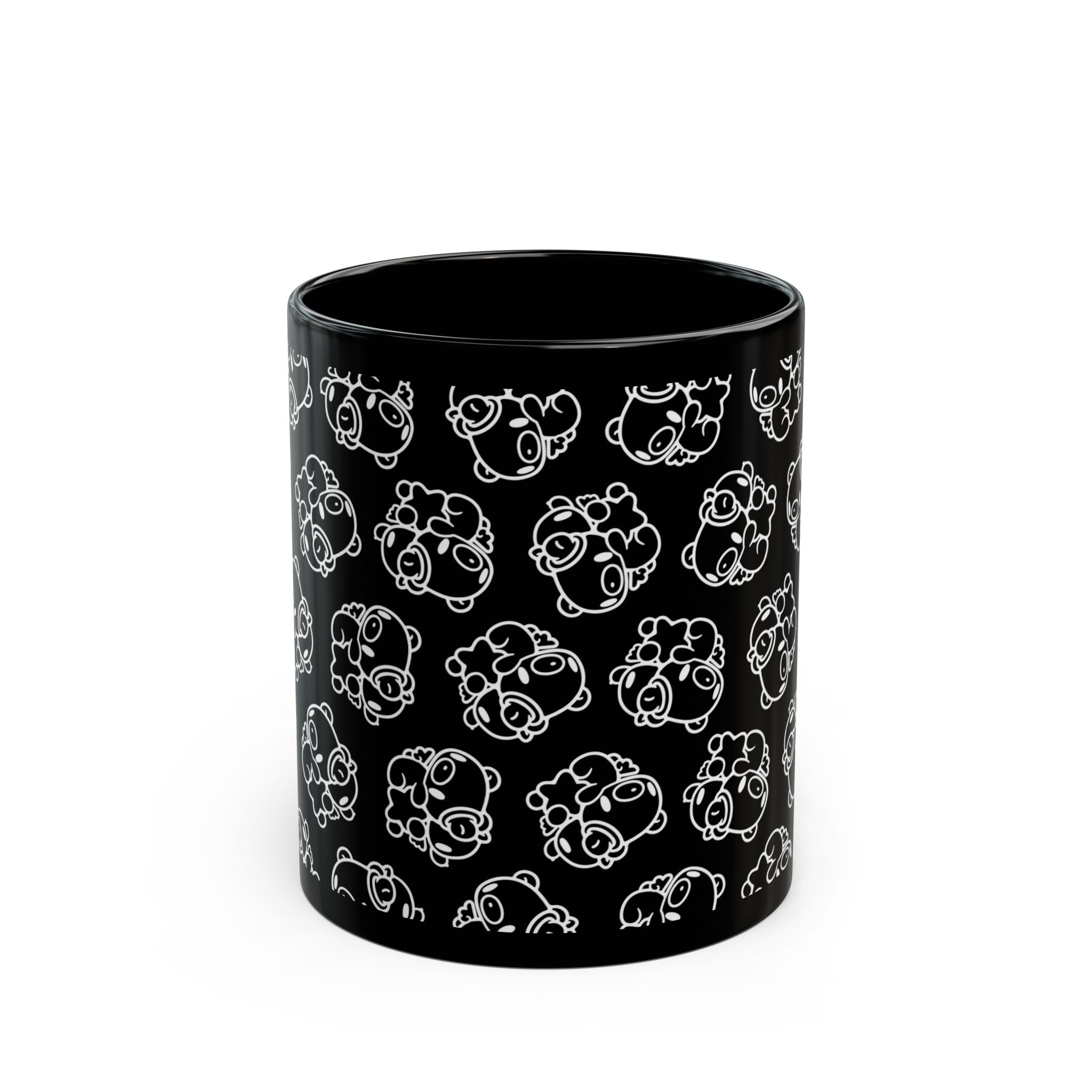 gloomy gemini zodiac Black Mug (11oz, 15oz)