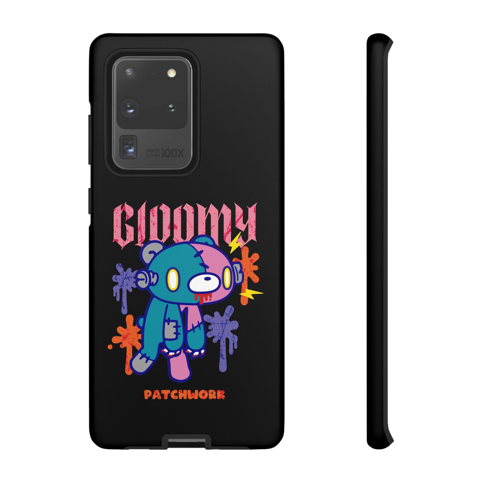 gloomy bear Halloween patchwork Phone Case
