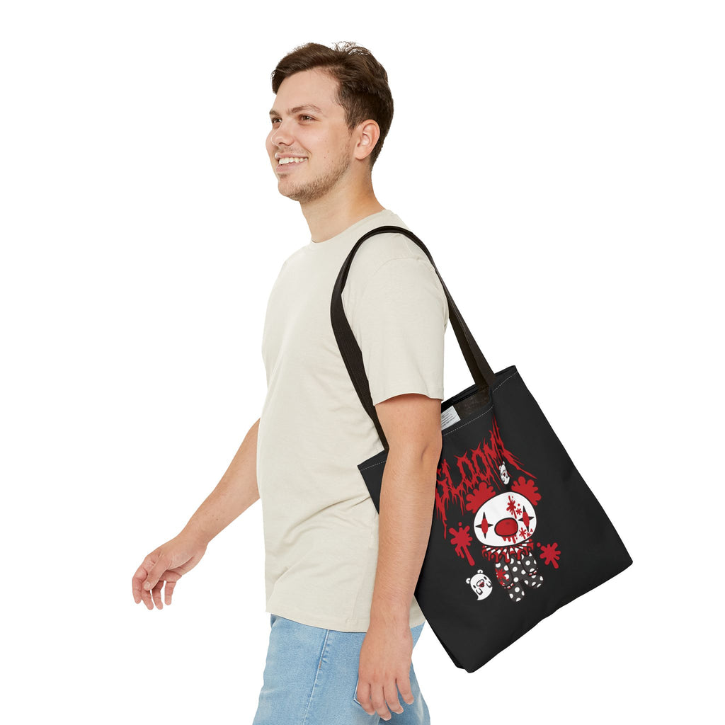 Gloomy Bear Halloween Sletchy Coown Tote Bag - 2024