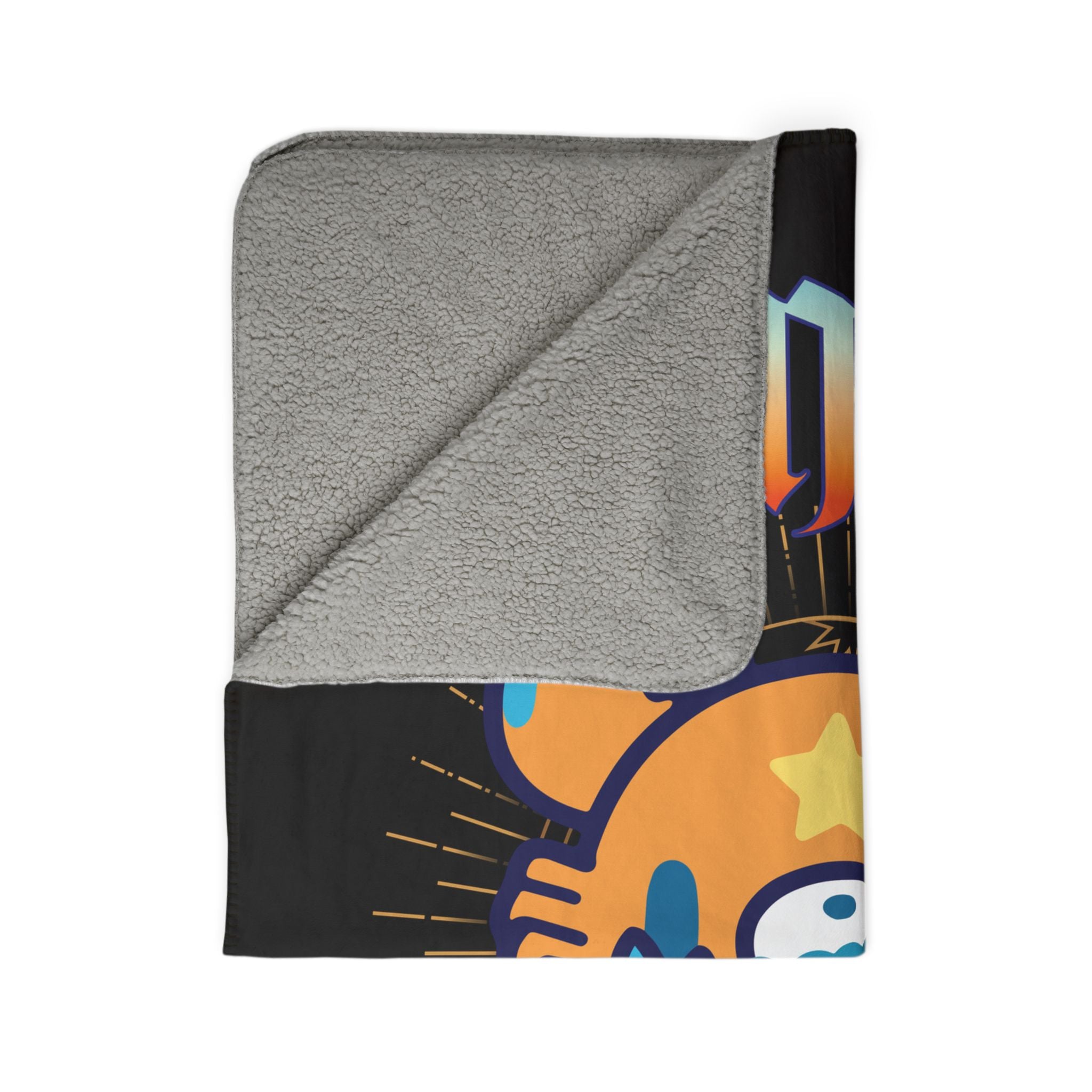 Gloomy Bear Cancer Zodiac Fleece Sherpa Blanket
