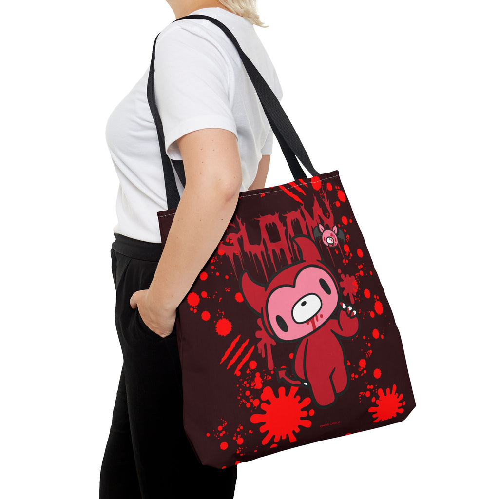 Gloomy Bear Halloween Devil Tote Bag - 2024