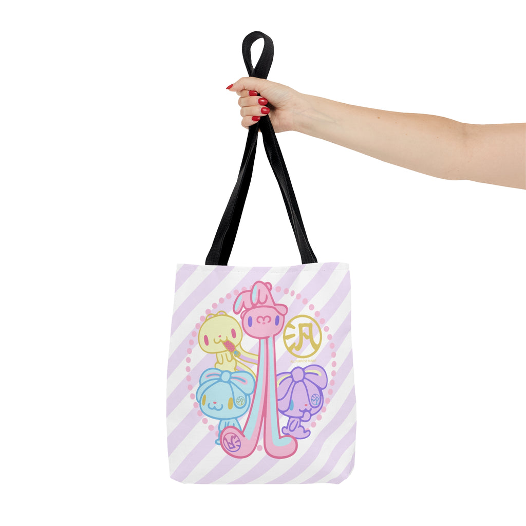 Group Pastel All Purpose Bunny Tote Bag