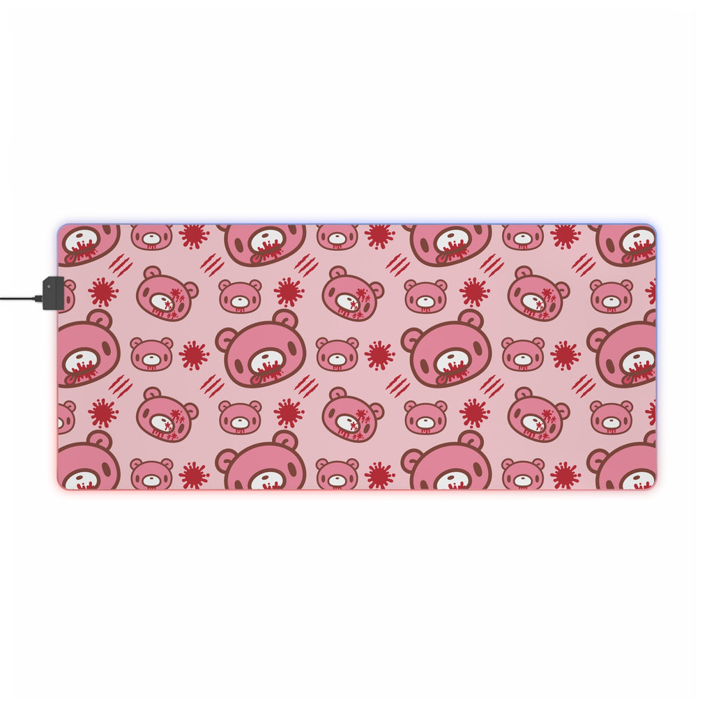 Gloomy Bear LED Gaming Mouse Pad