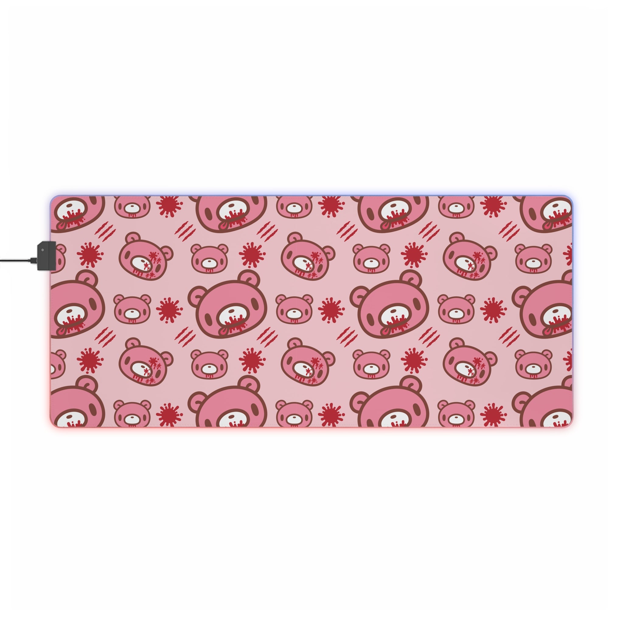 Gloomy Bear LED Gaming Mouse Pad