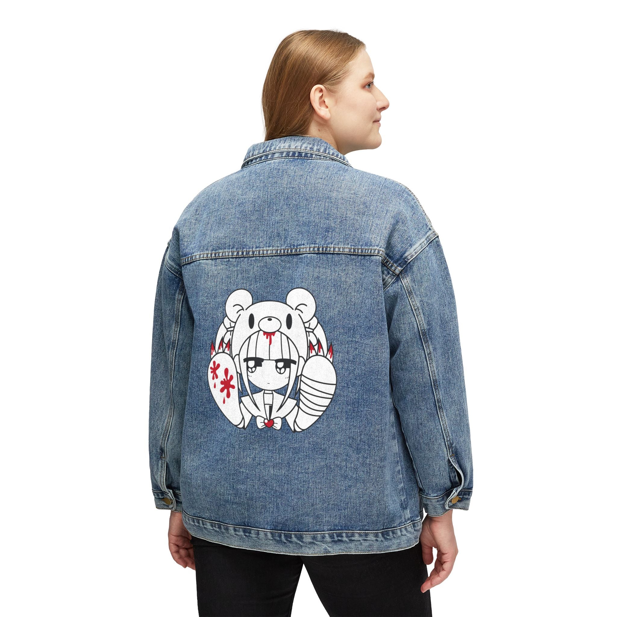 Menhera x Gloomy Bear Women's Denim Jacket