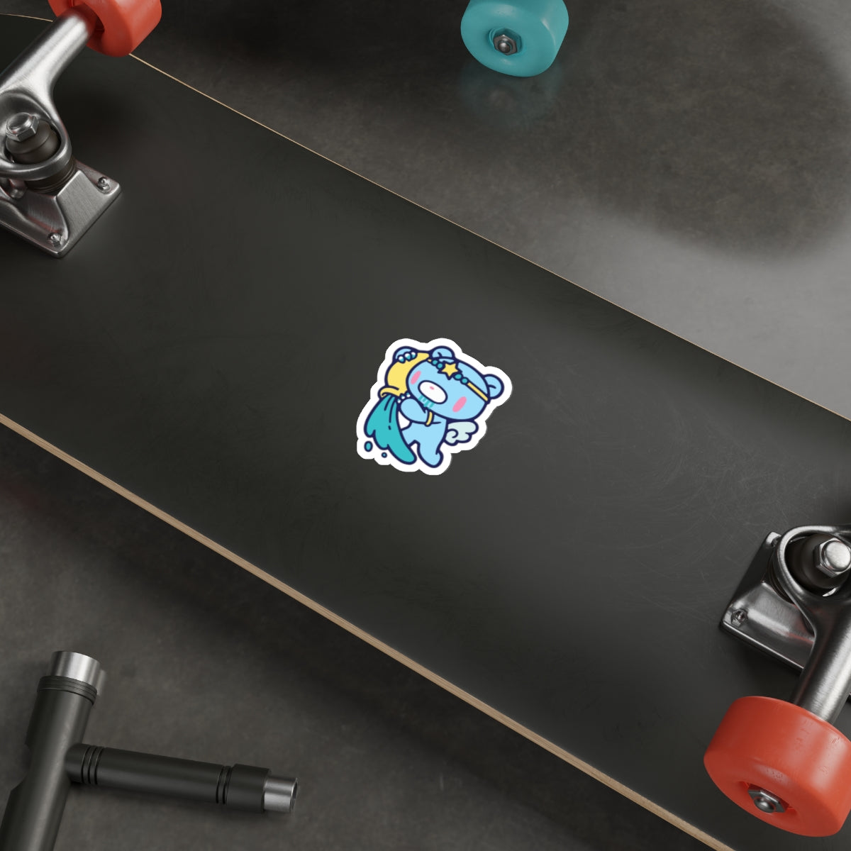 Gloomy Zodiac Aquarius Die-Cut Stickers
