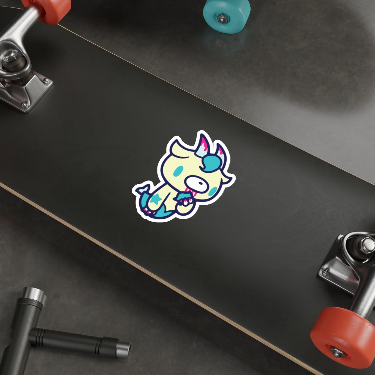 Gloomy Zodiac Capicorn Die-Cut Stickers