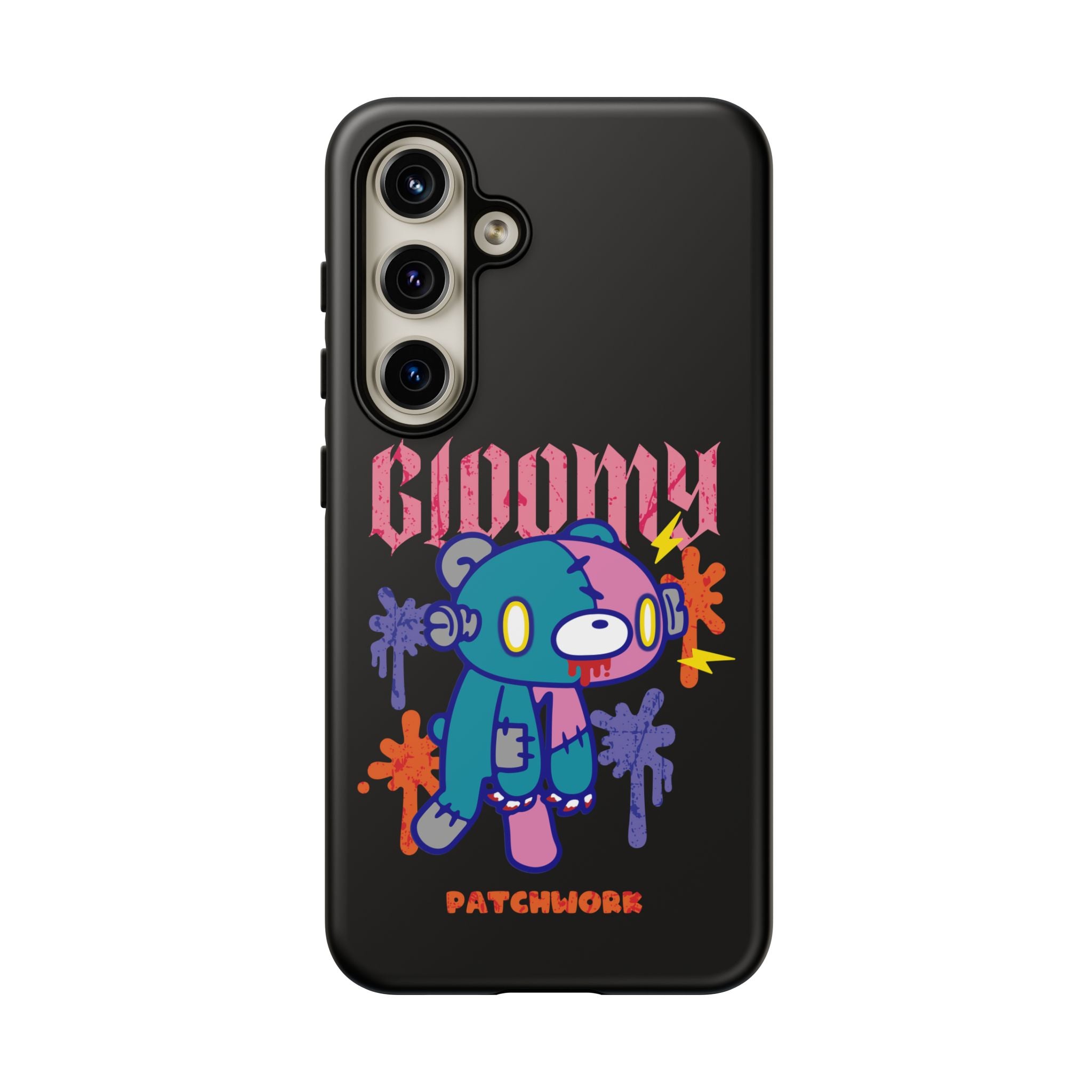 gloomy bear Halloween patchwork Phone Case