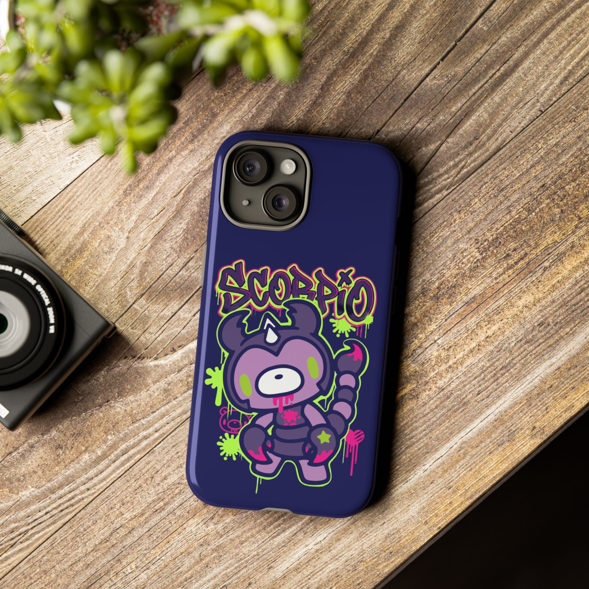 Zodiac Scorpio Gloomy Bear Phone Case