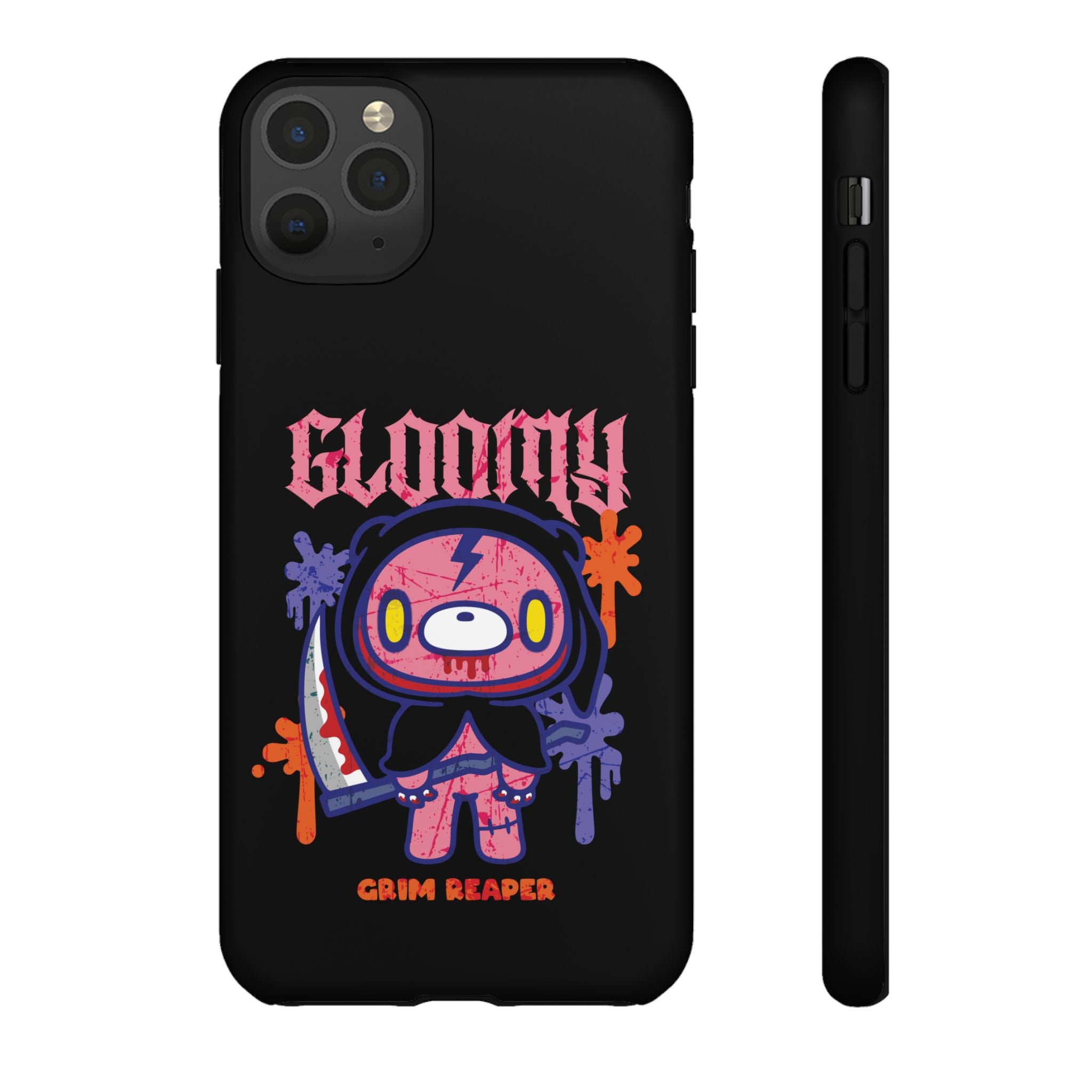 Gloomy bear Halloween grim reaper Phone Case