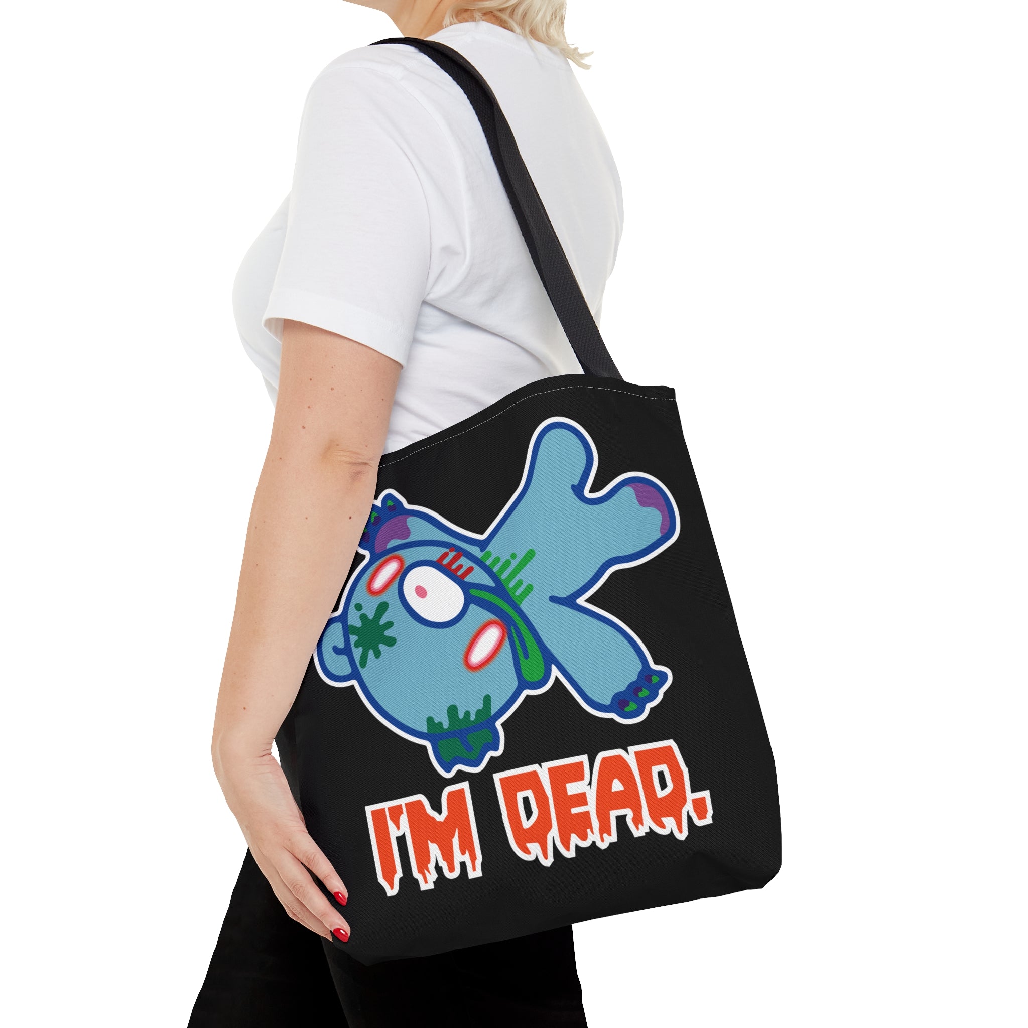 Zombie I'm Dead Gloomy Bear Tote Bag