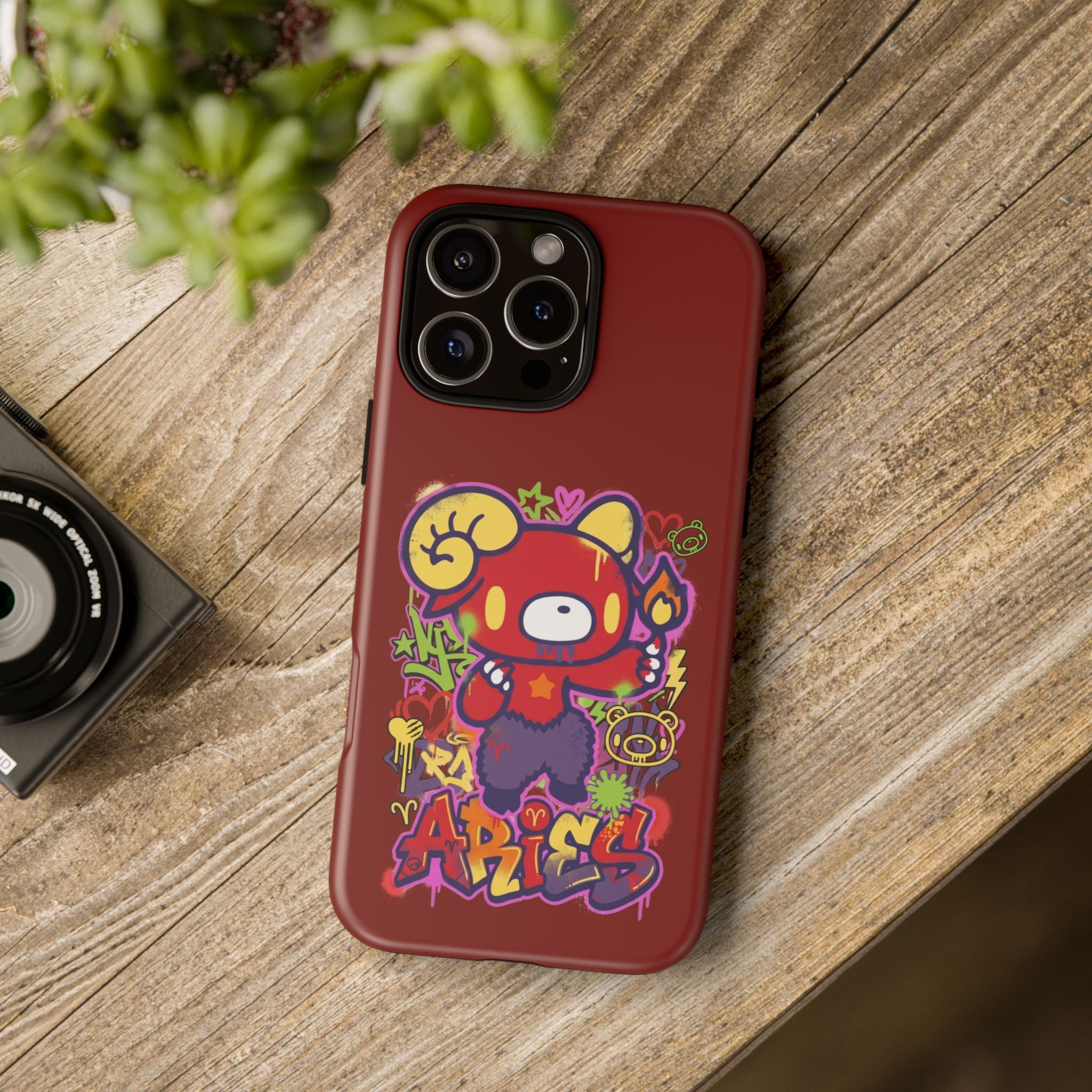 Zodiac Aries  Gloomy Bear Phone Case