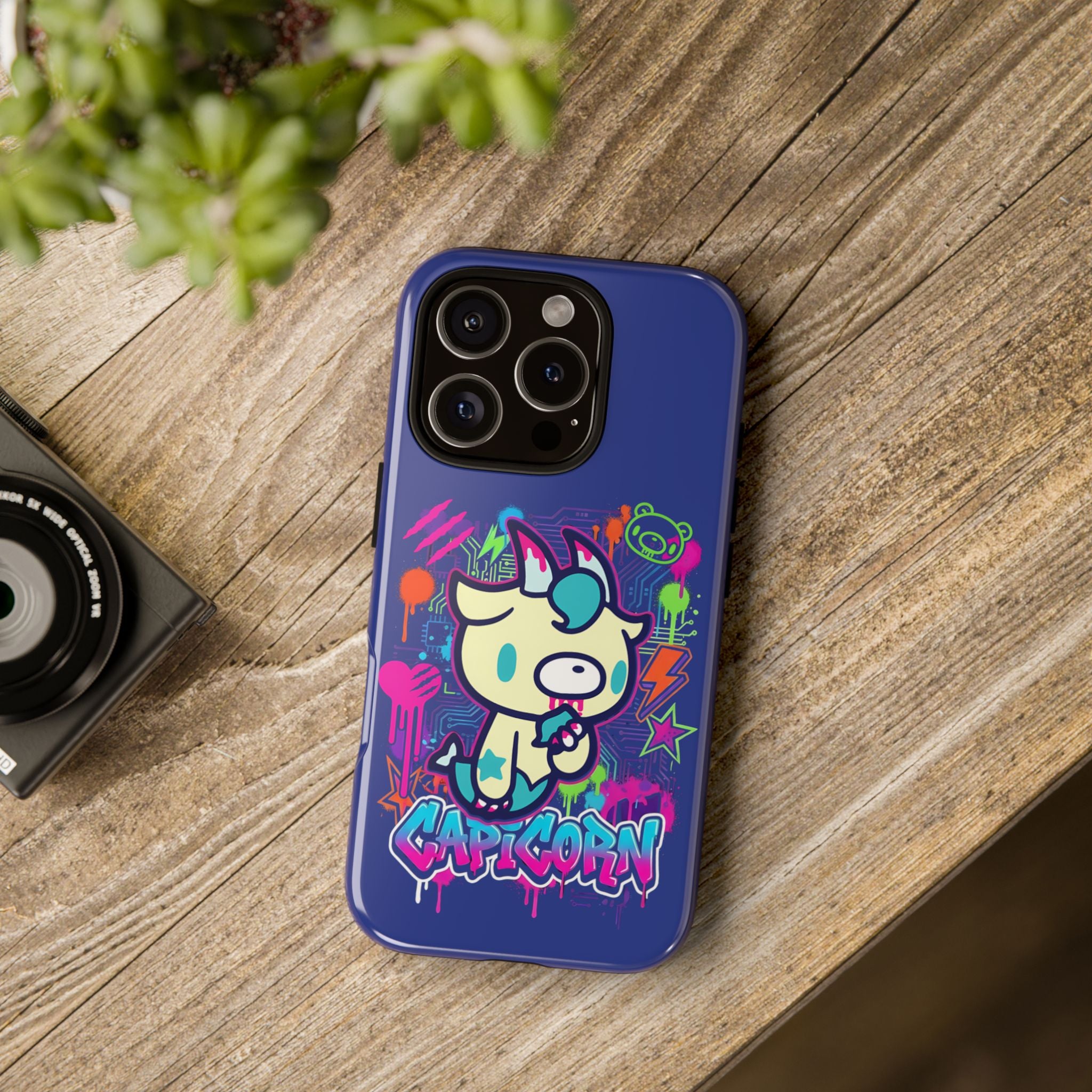 Zodiac Capricorn Gloomy Bear Phone Case