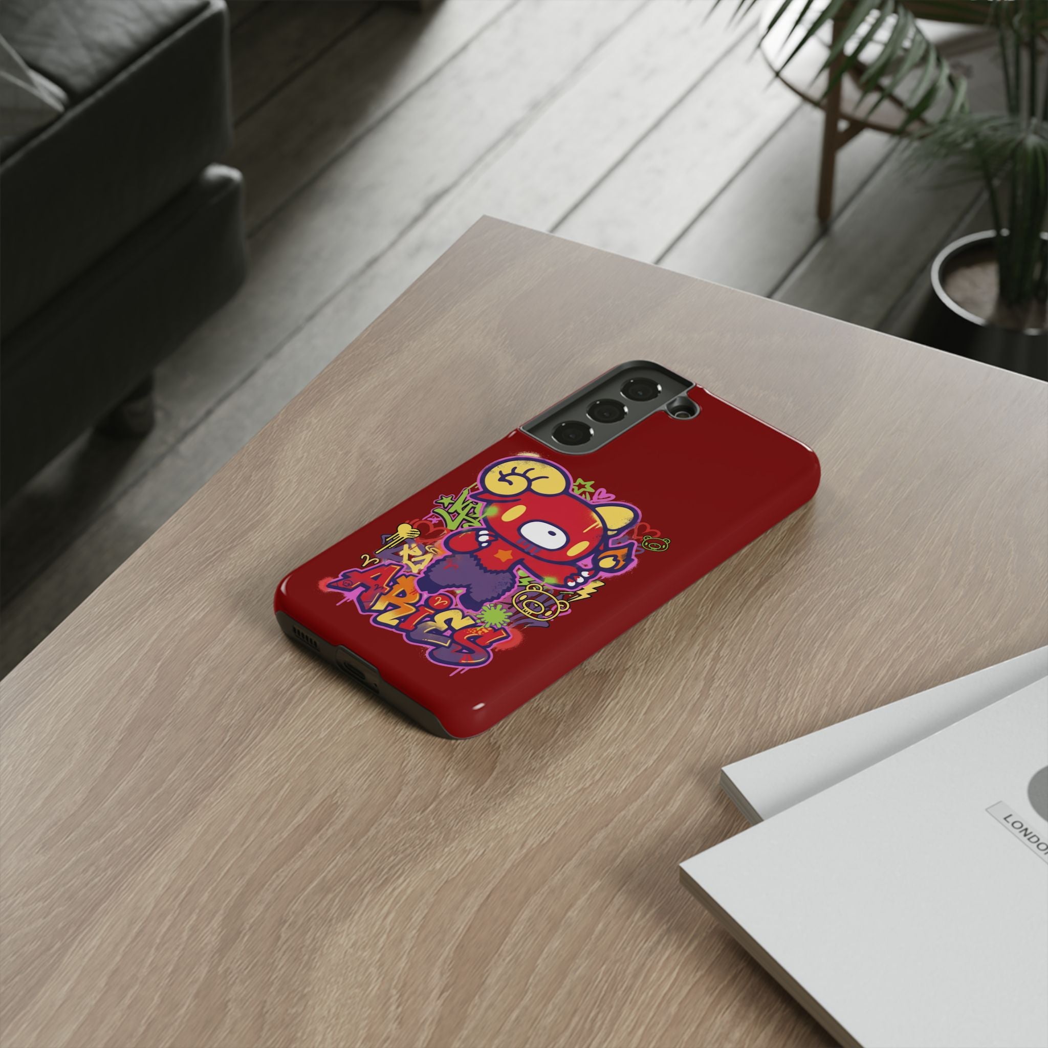 Zodiac Aries  Gloomy Bear Phone Case