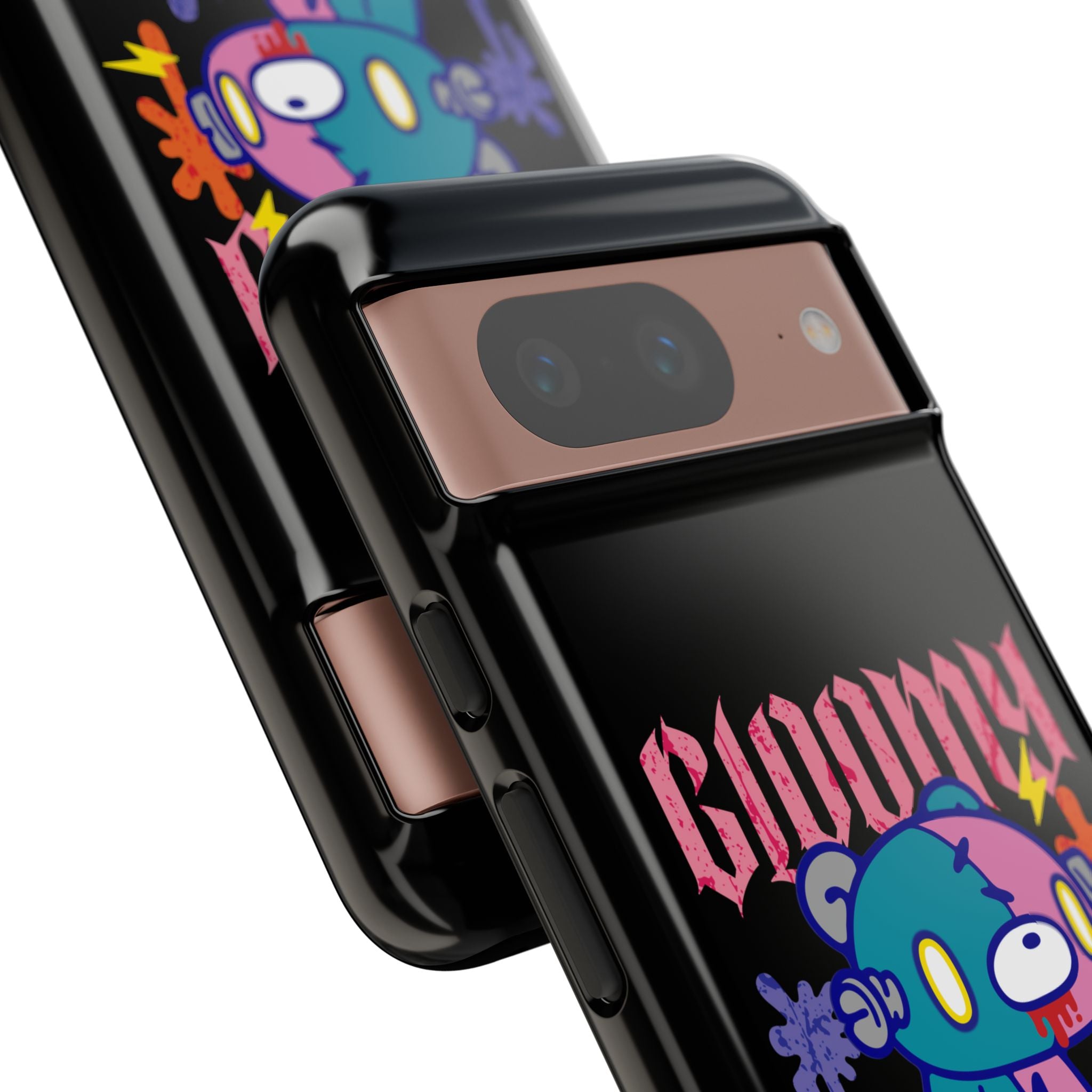 gloomy bear Halloween patchwork Phone Case