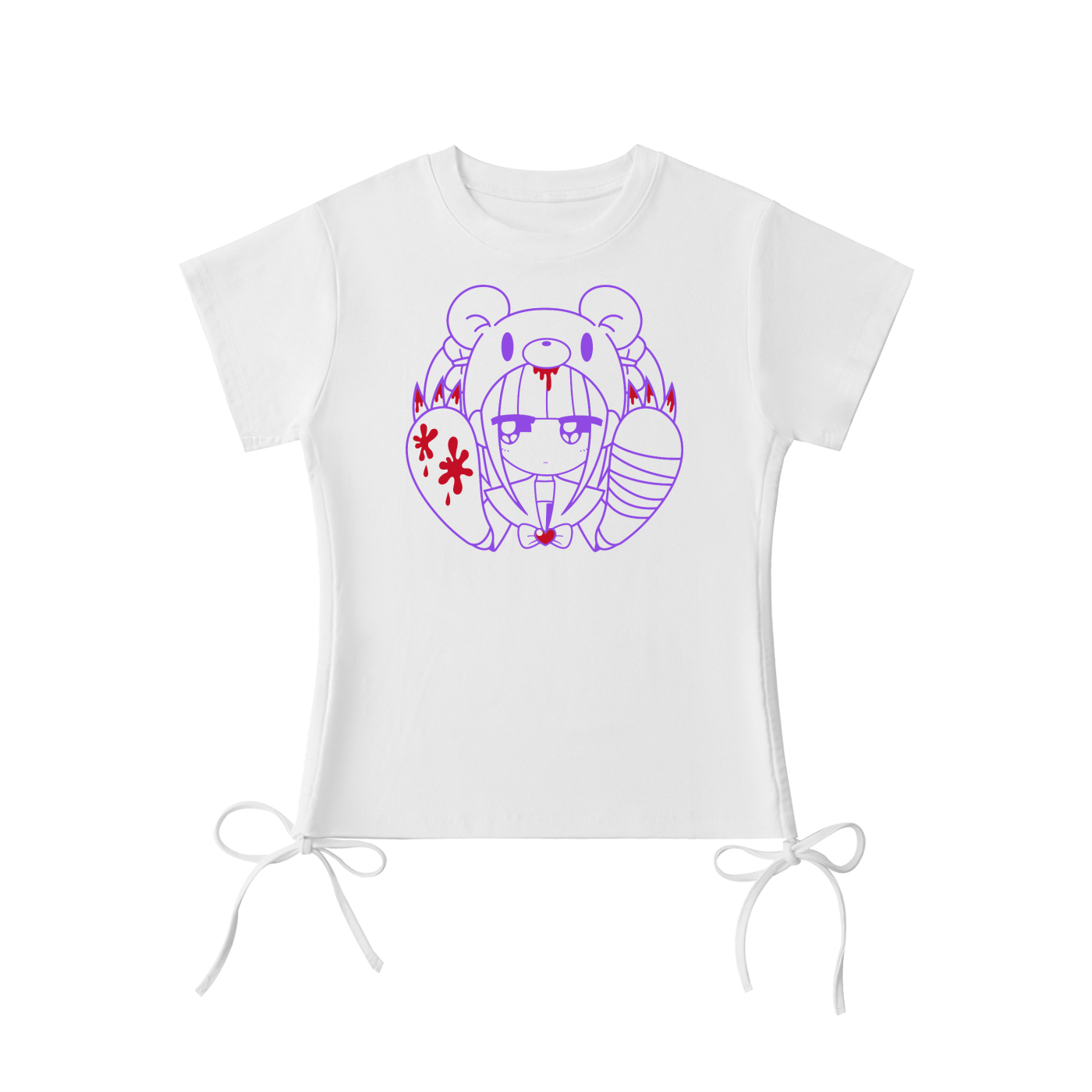 Menhera x Gloomy Drawstring T-Shirt