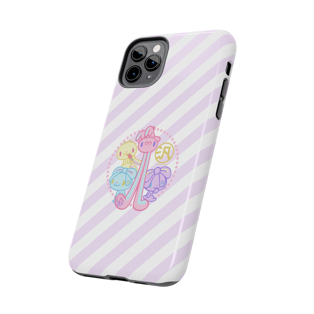 Group Pastel All Purpose Bunny - iPhone Case