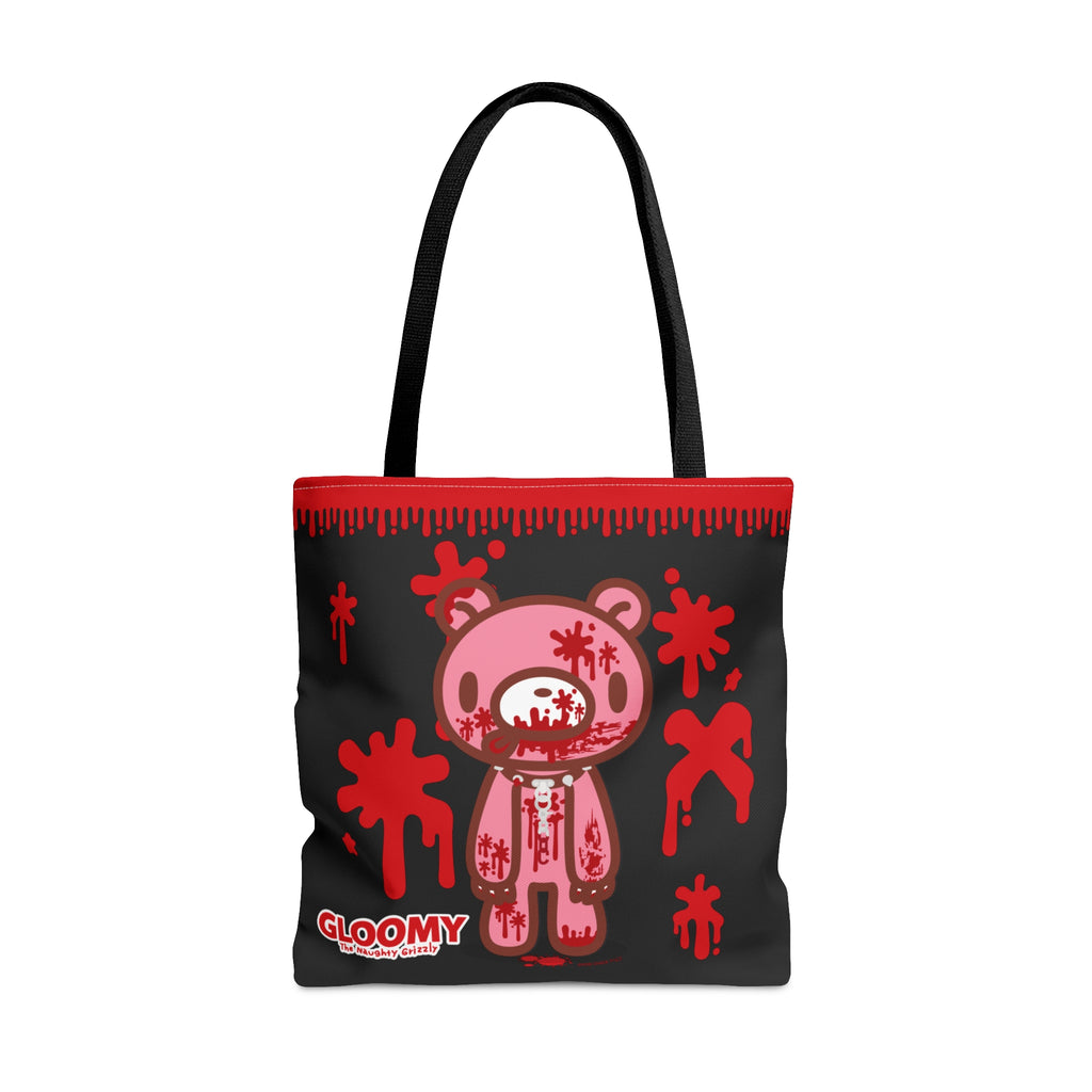 Bloody Gloomy Bear Canvas Tote Bag