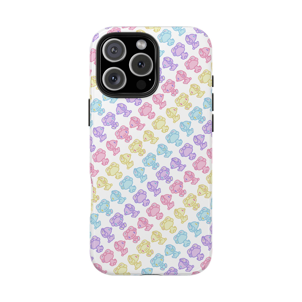 Rotating Pastel All Purpose Bunny - iPhone Case