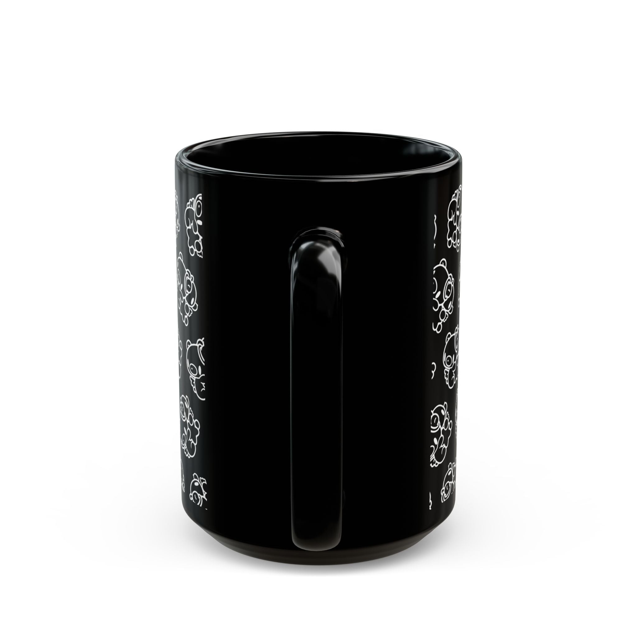 gloomy gemini zodiac Black Mug (11oz, 15oz)