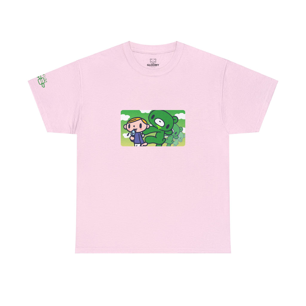 Sneak Up Green Gloomy Bear Tee