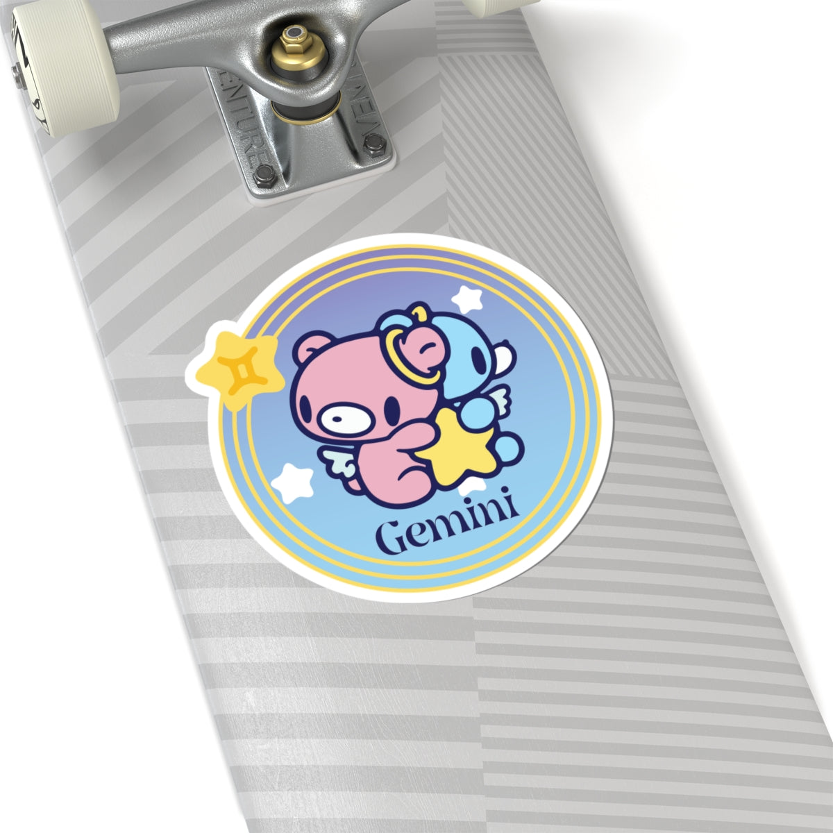 Gloomy gemini Zodiac Kiss-Cut Stickers