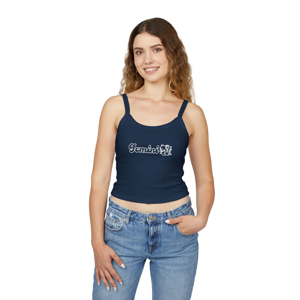 Gloomy gemini Women's Spaghetti Strap Tank Top