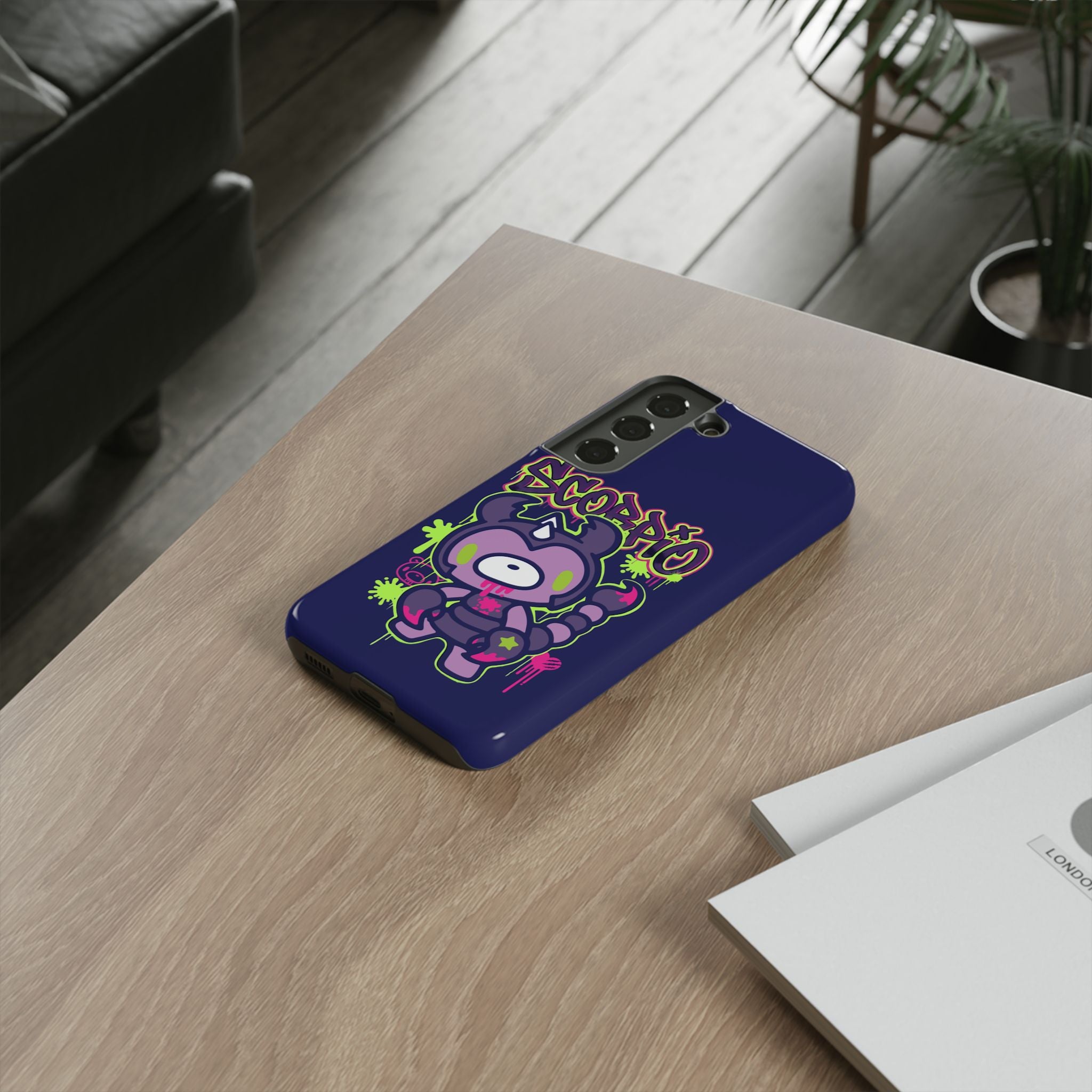 Zodiac Scorpio Gloomy Bear Phone Case