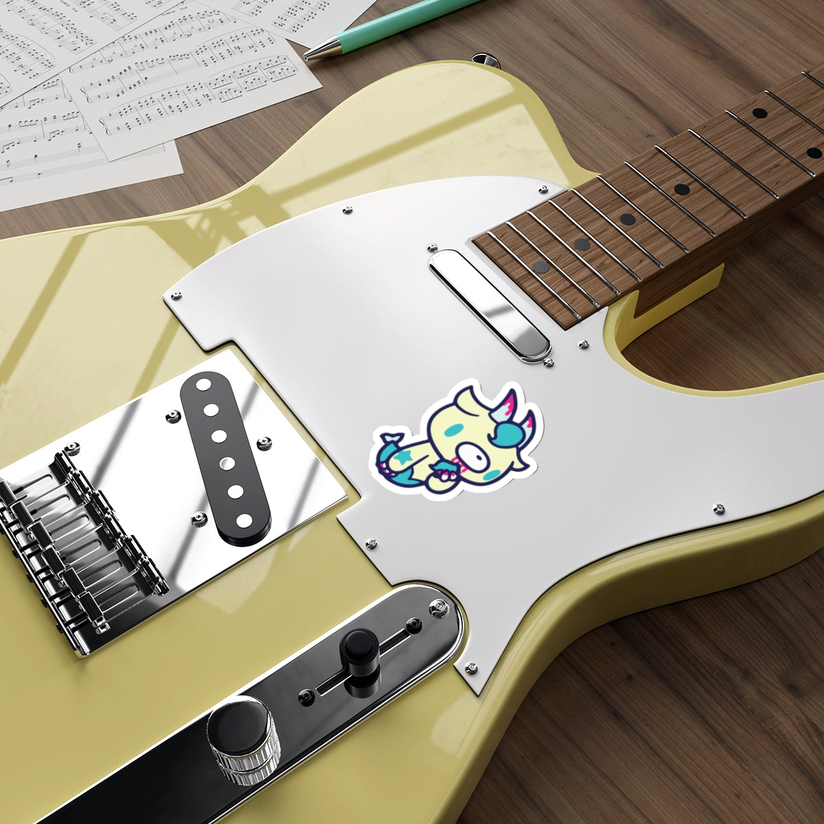 Gloomy Zodiac Capicorn Die-Cut Stickers