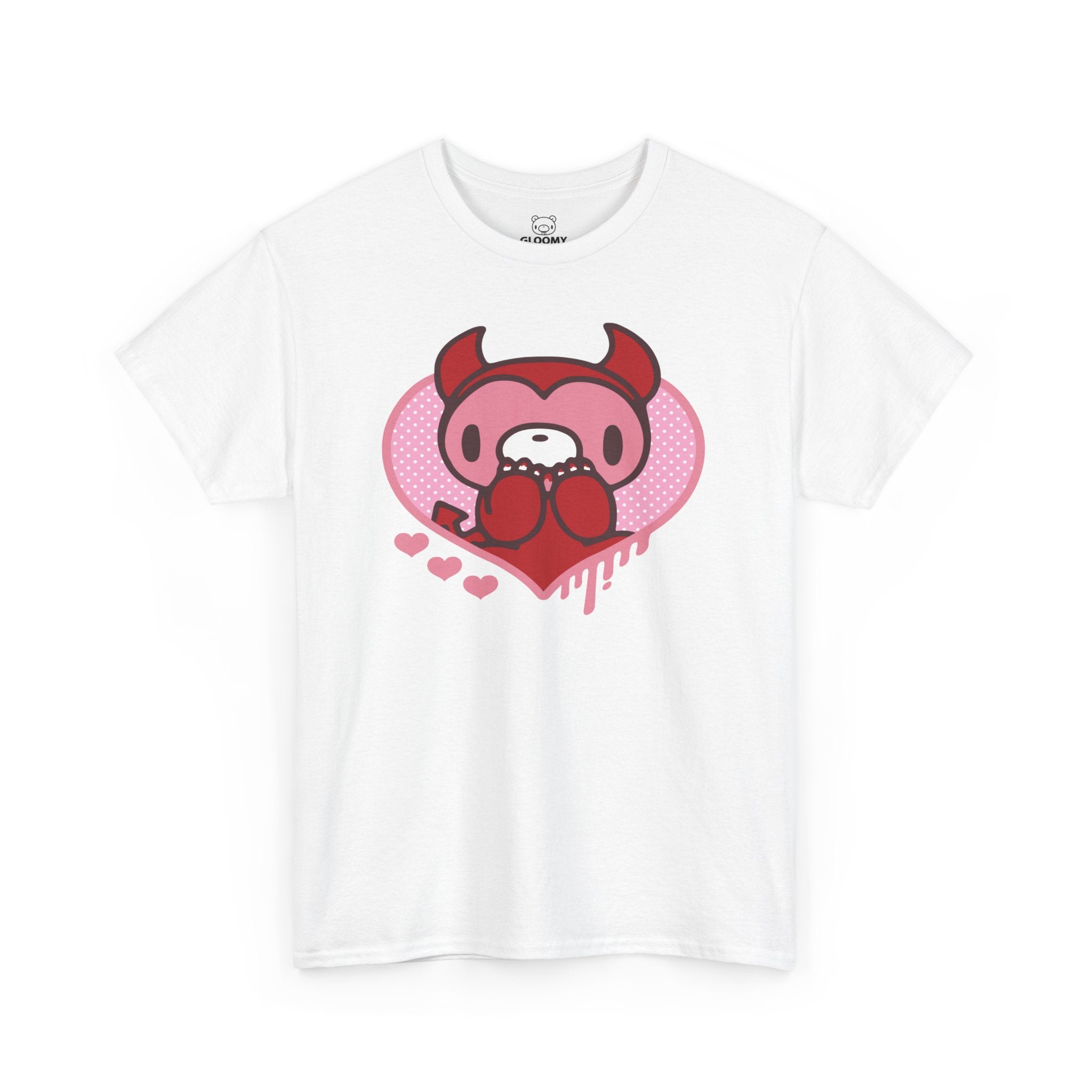 Valentine's Day Devil Gloomy Bear Unisex Tee