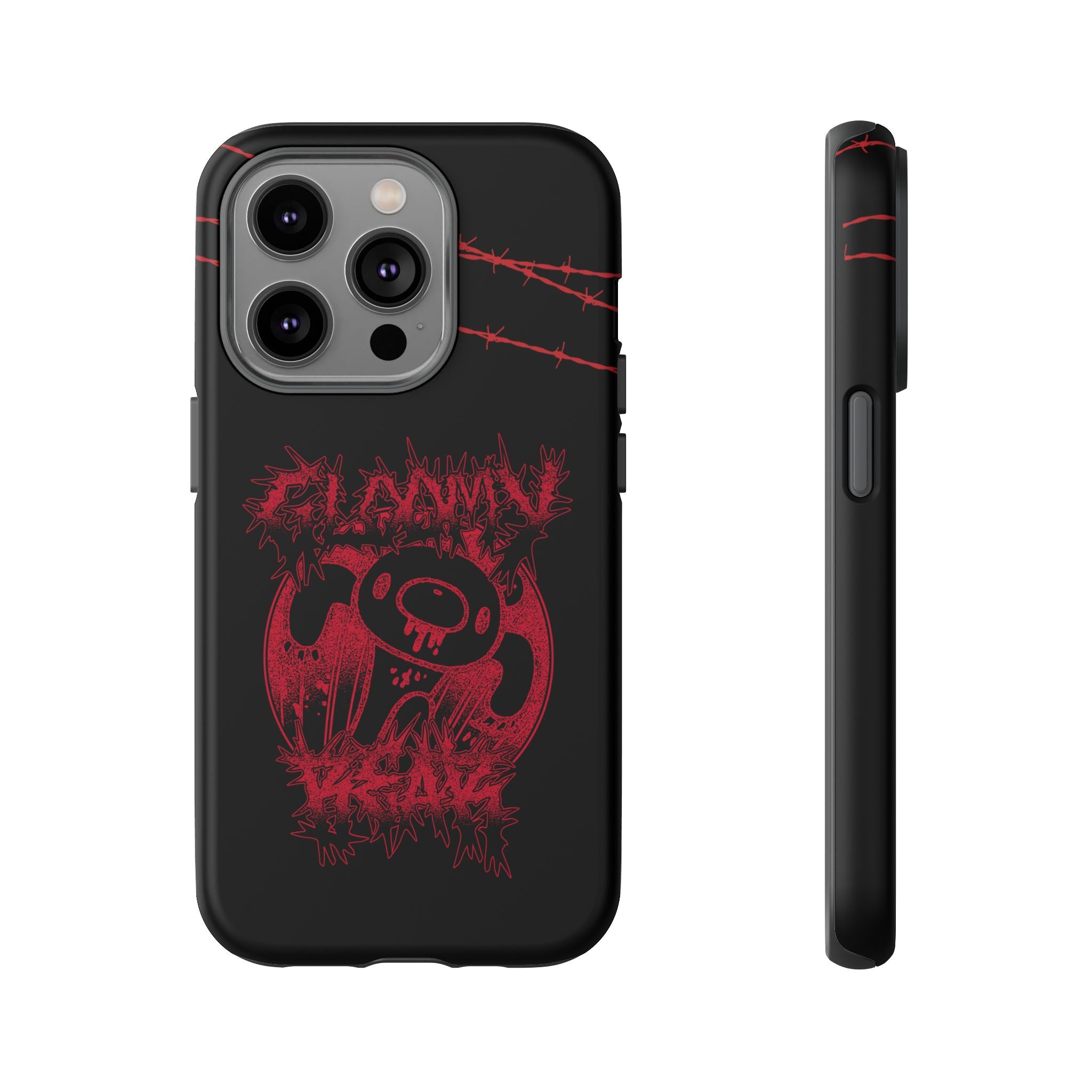 Gloomy Bear Metal Show Red Phone Case