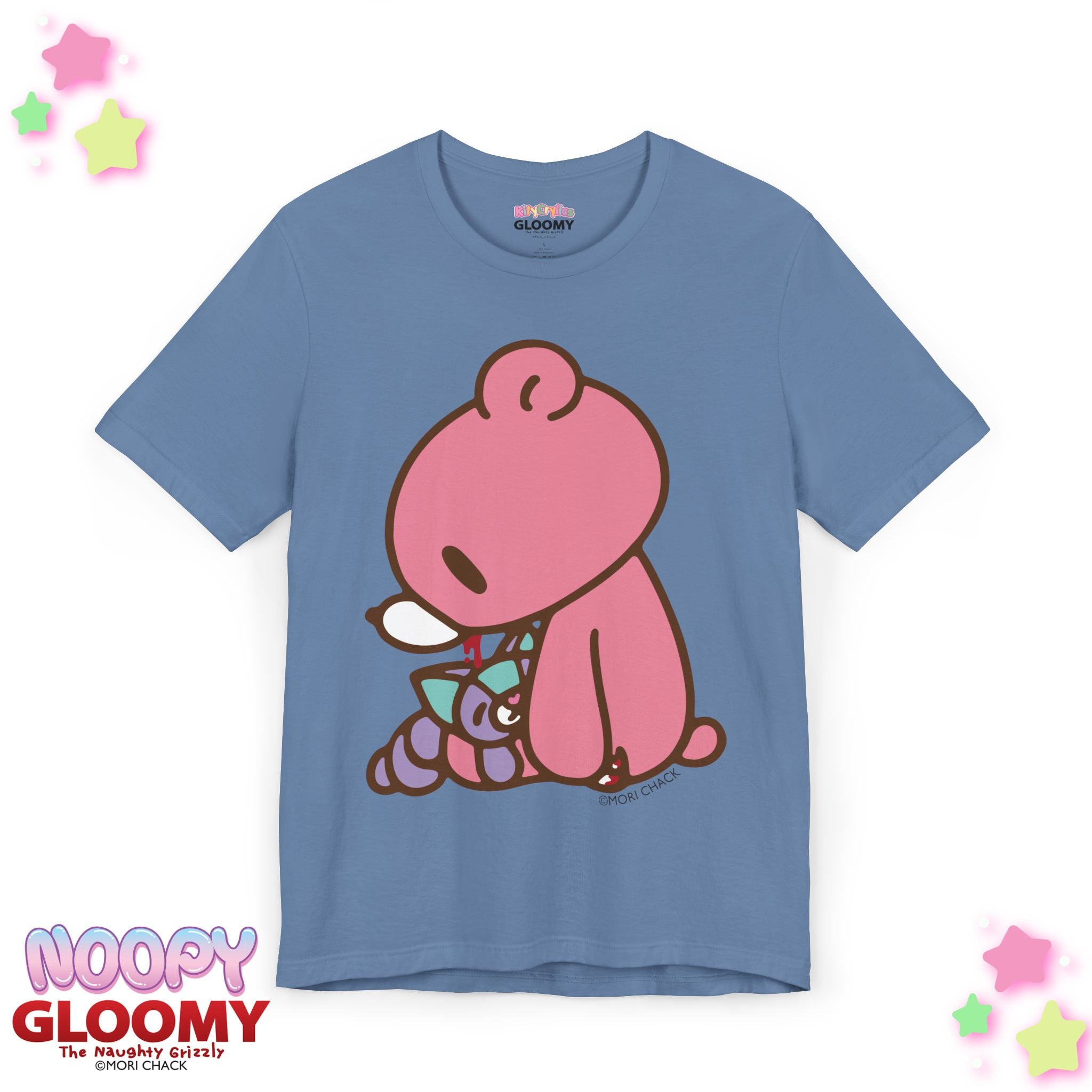 Gloomy Bear x Magical Noopy - UNISEX TEE [SITTING / LAVENDER]