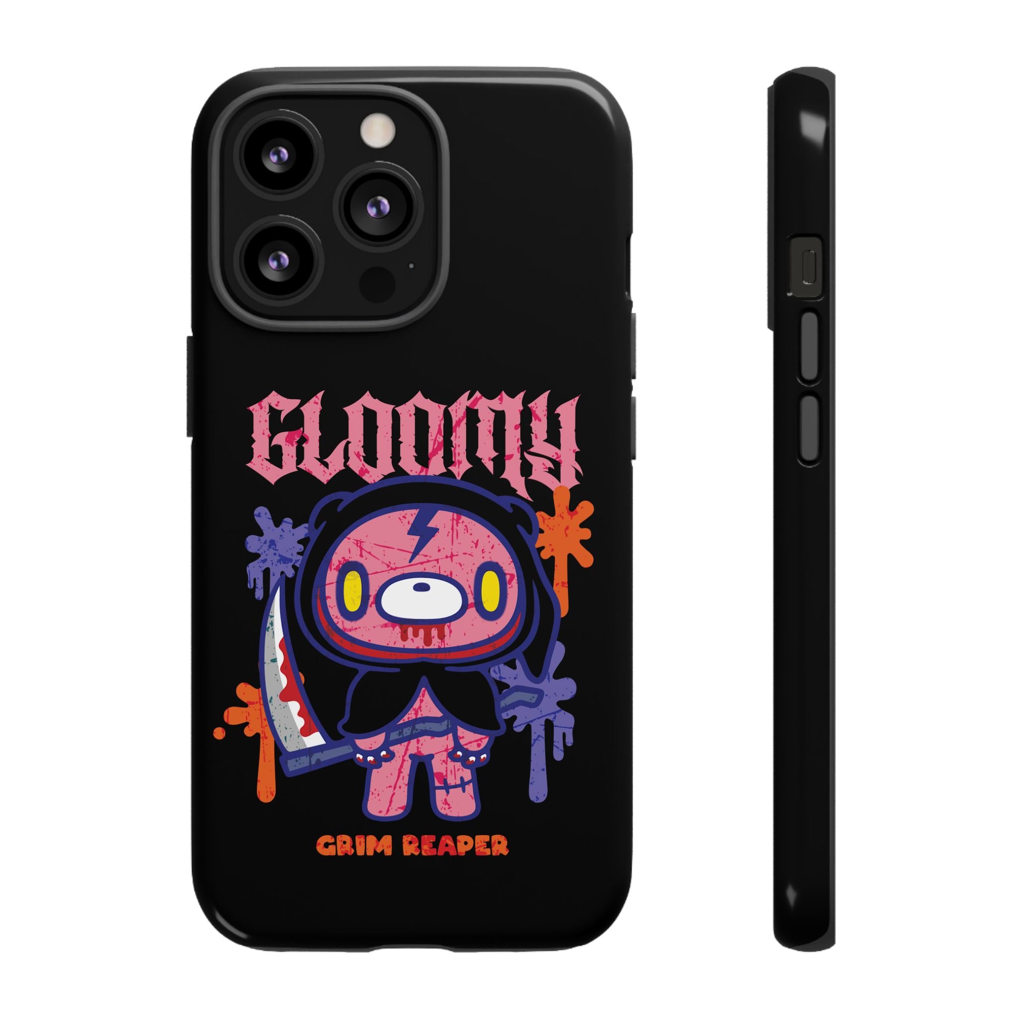 Gloomy bear Halloween grim reaper Phone Case