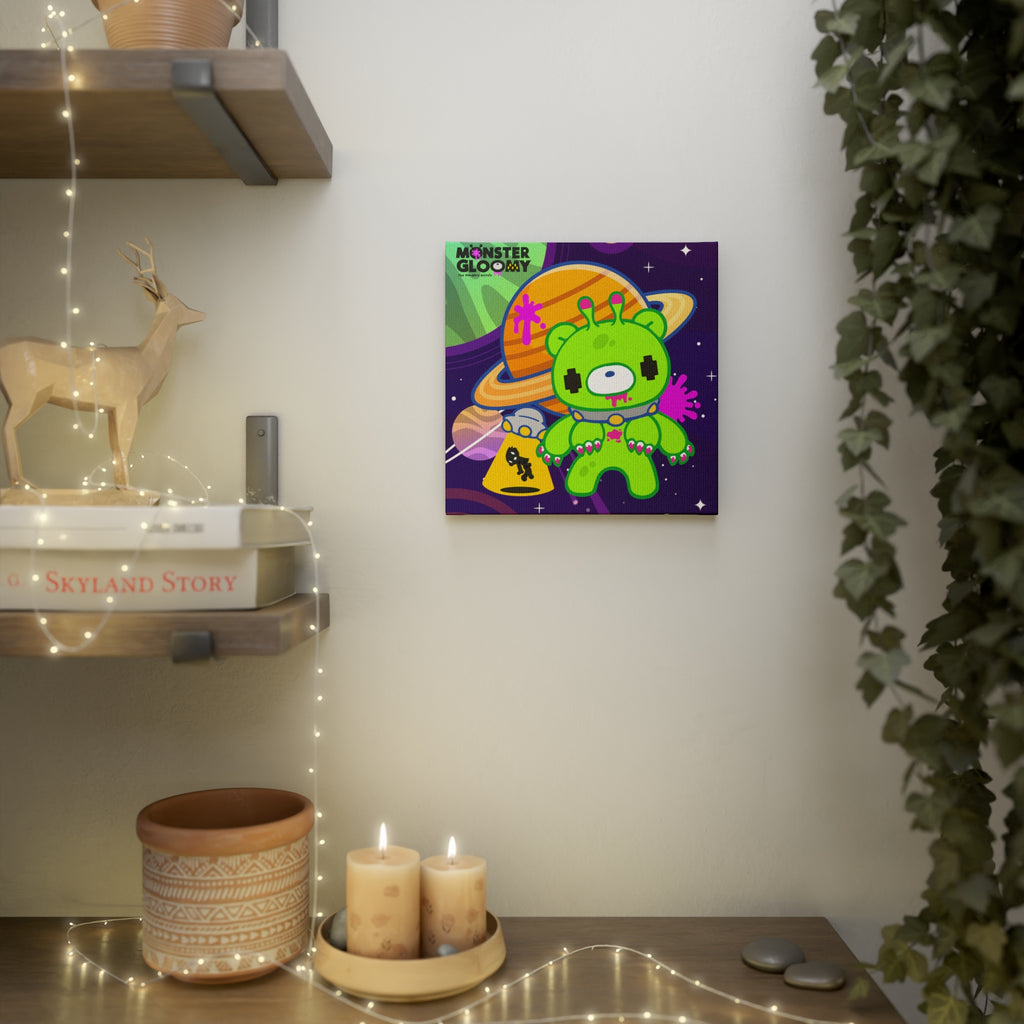 Gloomy Alien Monster Wall Canvas