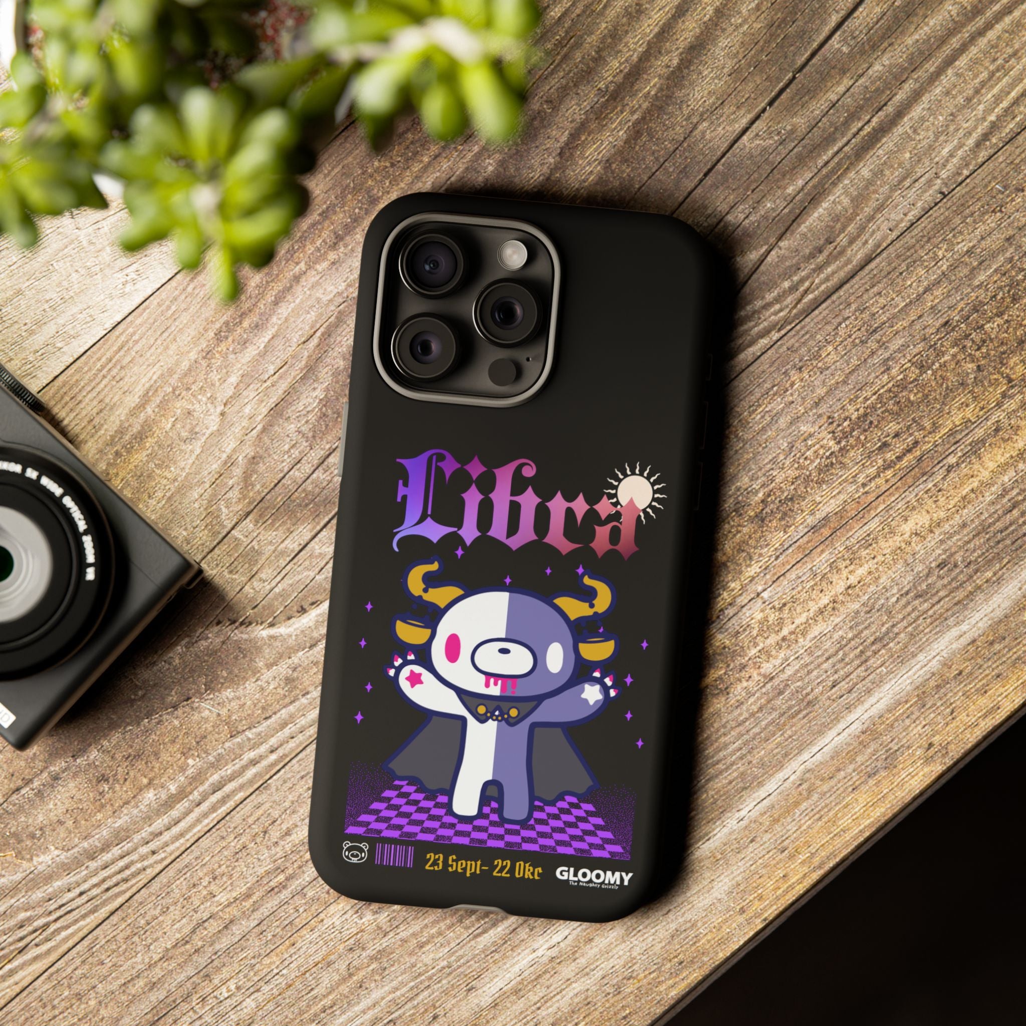 gloomy bear libra zodiac Phone Case
