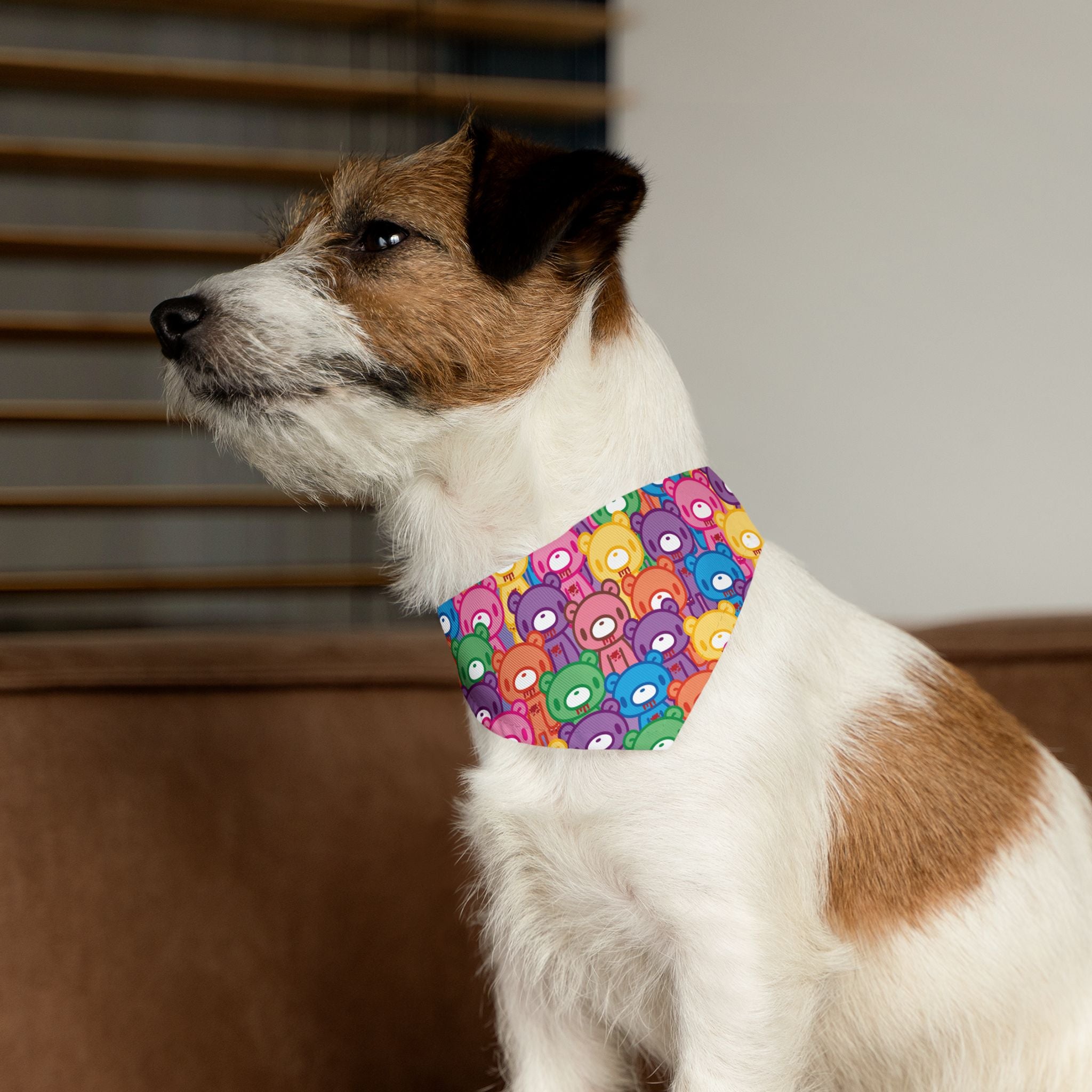 Gloomy Bear "Rainbow Dreams" Pet Bandana Collar