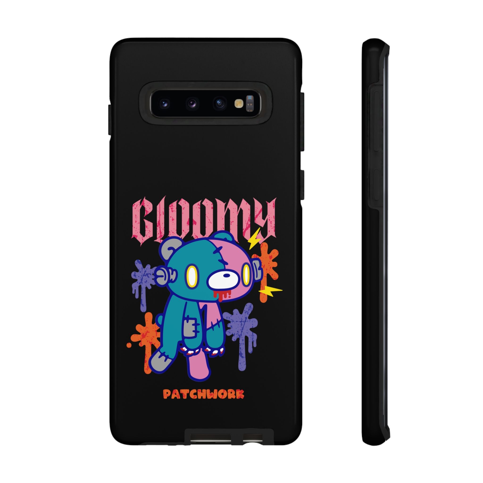 gloomy bear Halloween patchwork Phone Case
