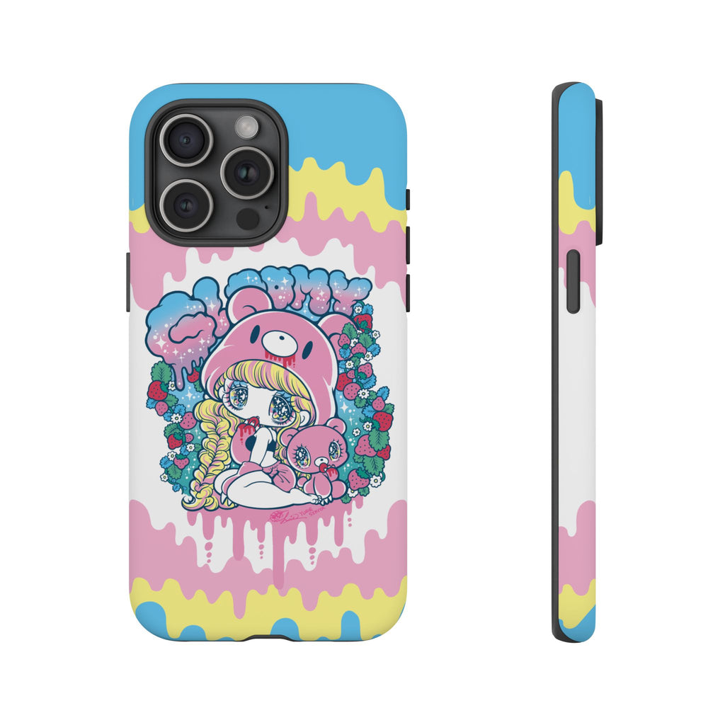 YURIE SEKIYA x GLOOMY BEAR ⭐️ GLOOMY-GIRL STRAWBERRY PHONE CASE