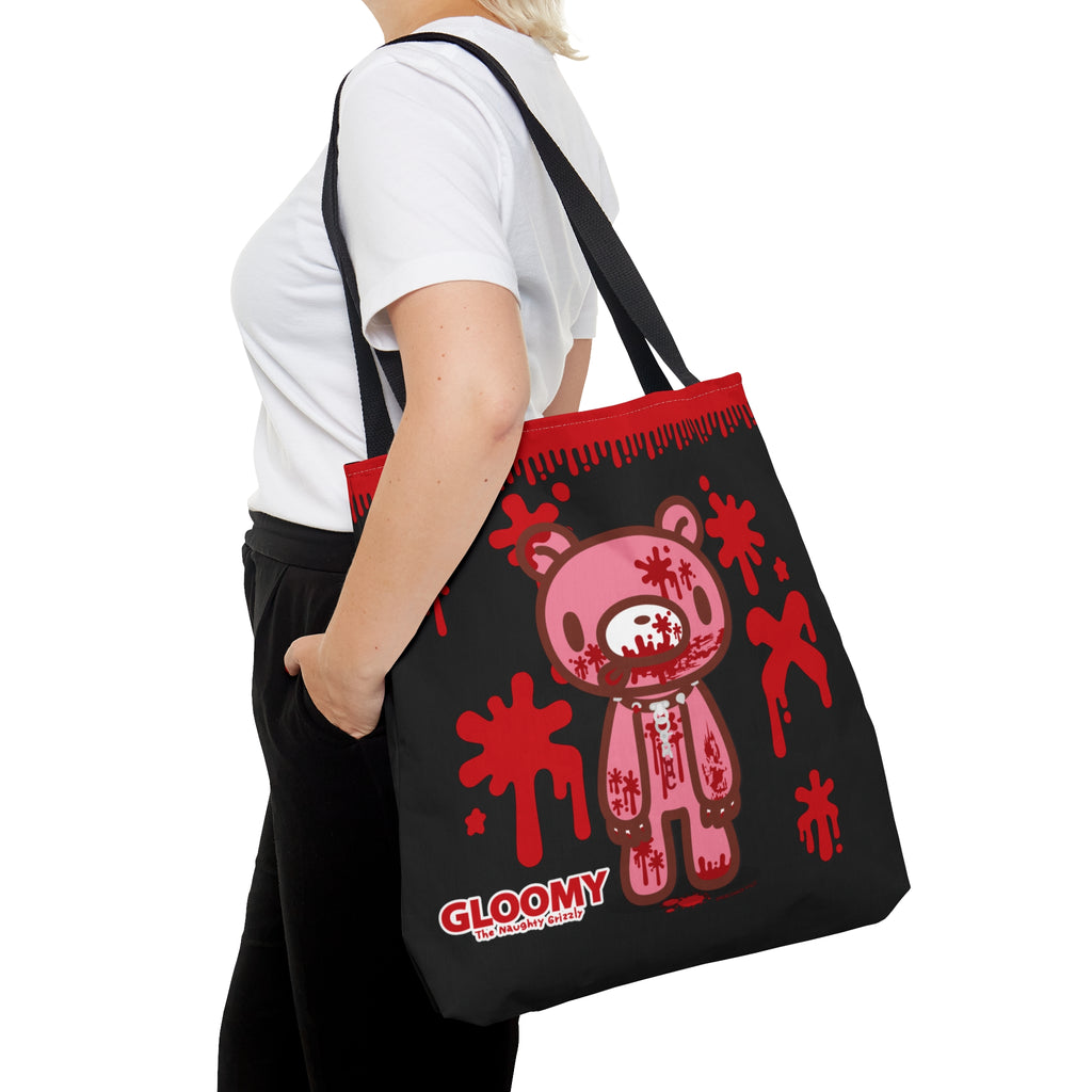 Bloody Gloomy Bear Canvas Tote Bag