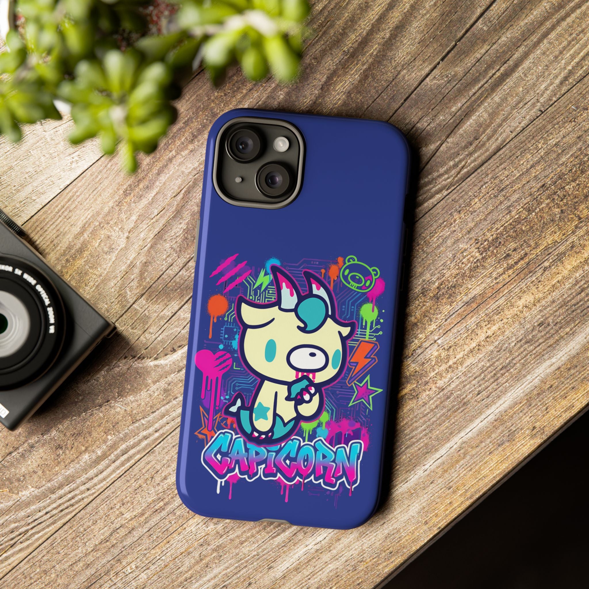 Zodiac Capricorn Gloomy Bear Phone Case