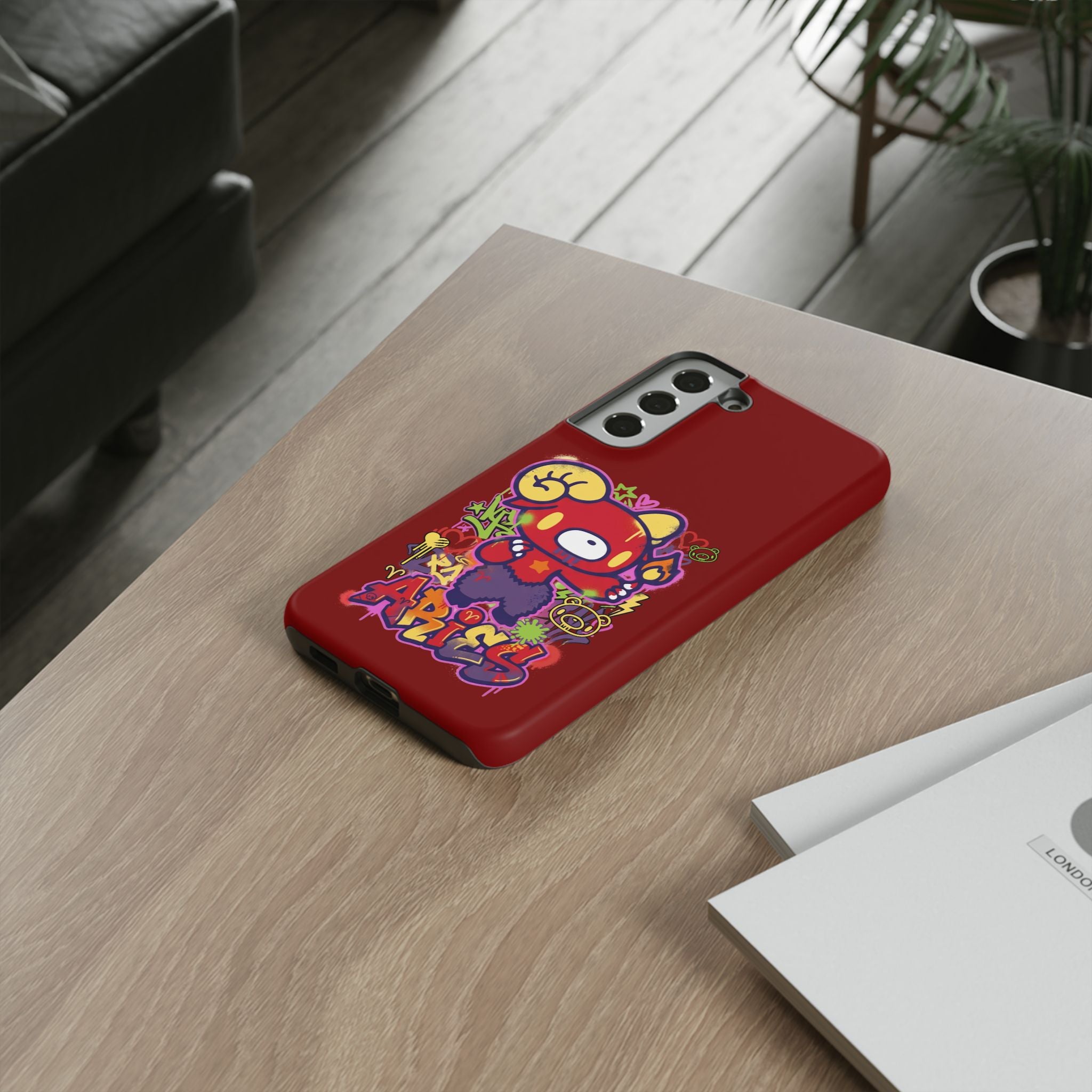 Zodiac Aries  Gloomy Bear Phone Case