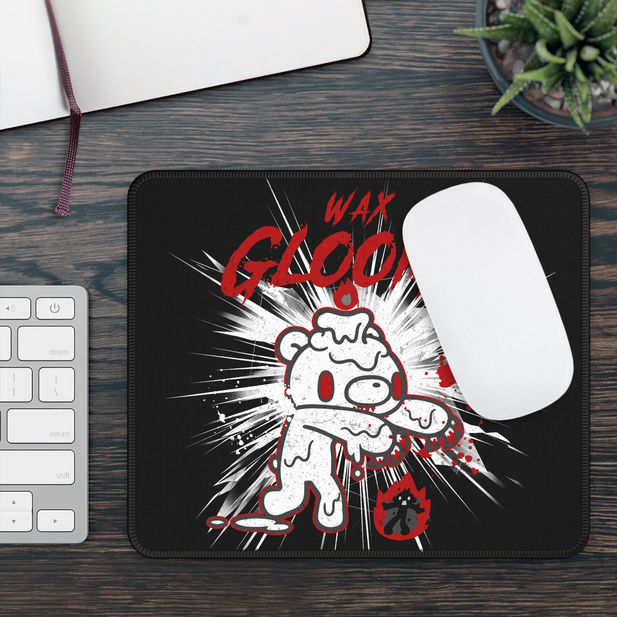 Wax Gloomy Halloween Gaming Mouse Pad