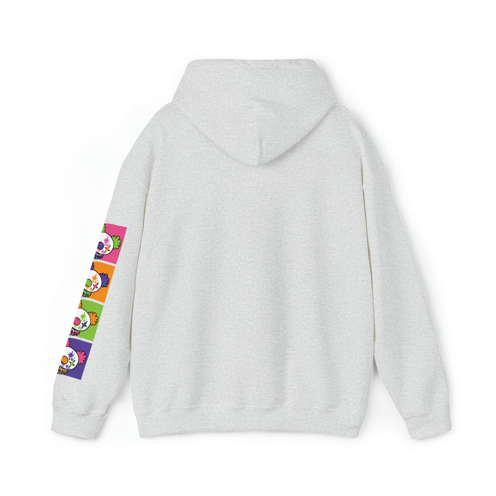 Gloomy Clown Multicolor Unisex Hooded Sweatshirt